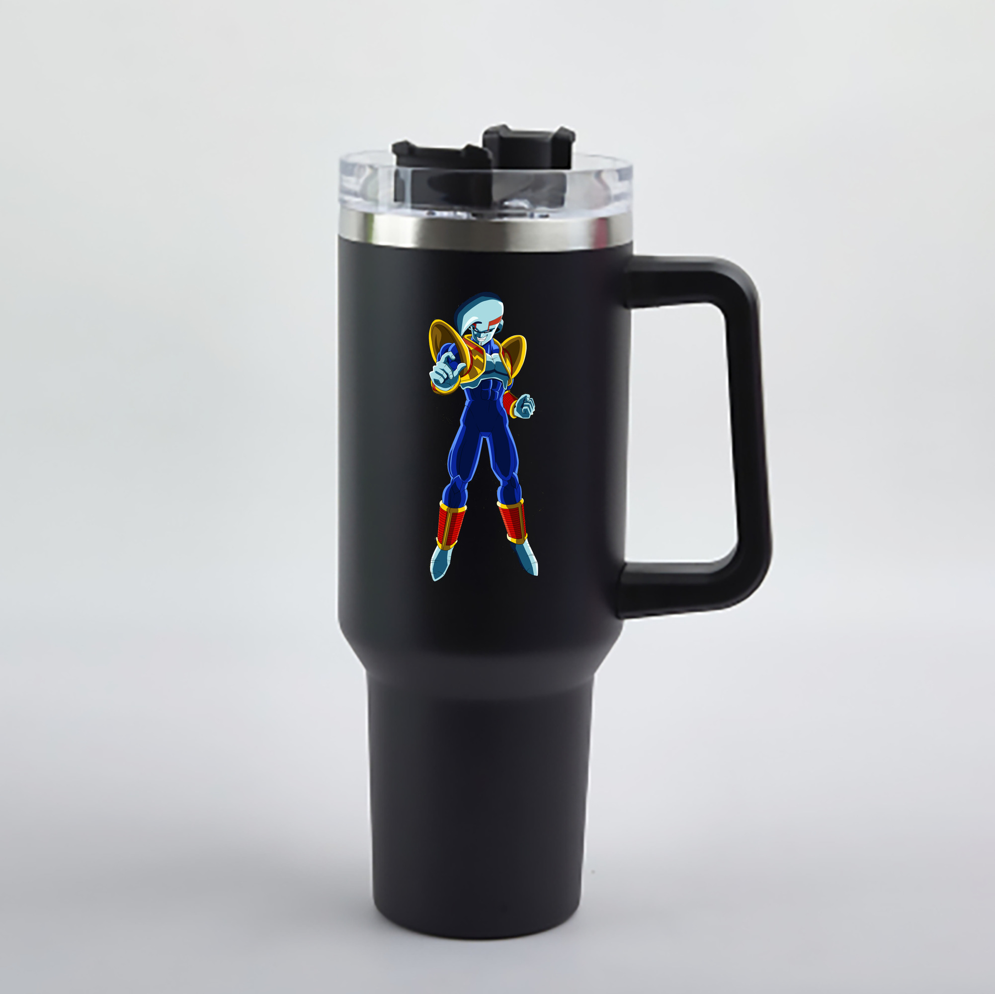 （画像用） ドラゴンボール DRAGON BALL 1200mL車用タンブラー - クリスタルステッカー（プラスチックストロー付き）