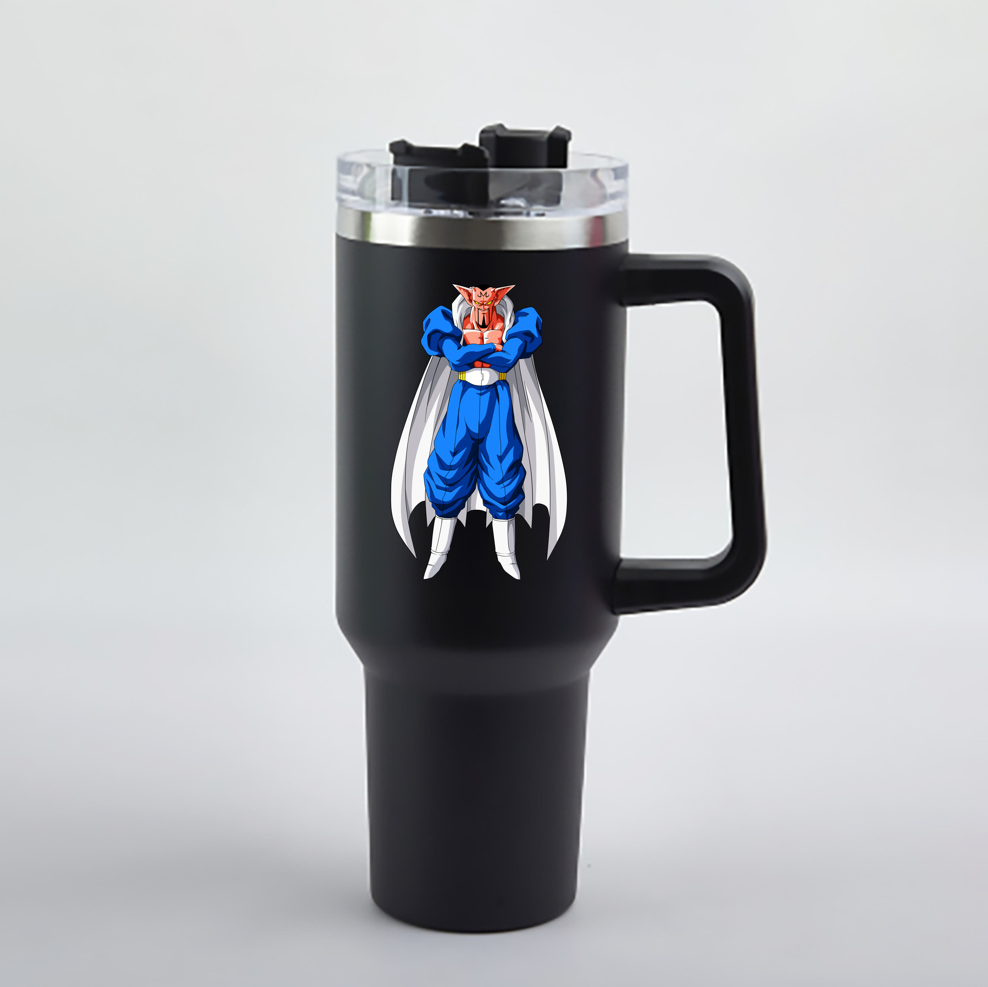 （画像用） ドラゴンボール DRAGON BALL 1200mL車用タンブラー - クリスタルステッカー（プラスチックストロー付き）