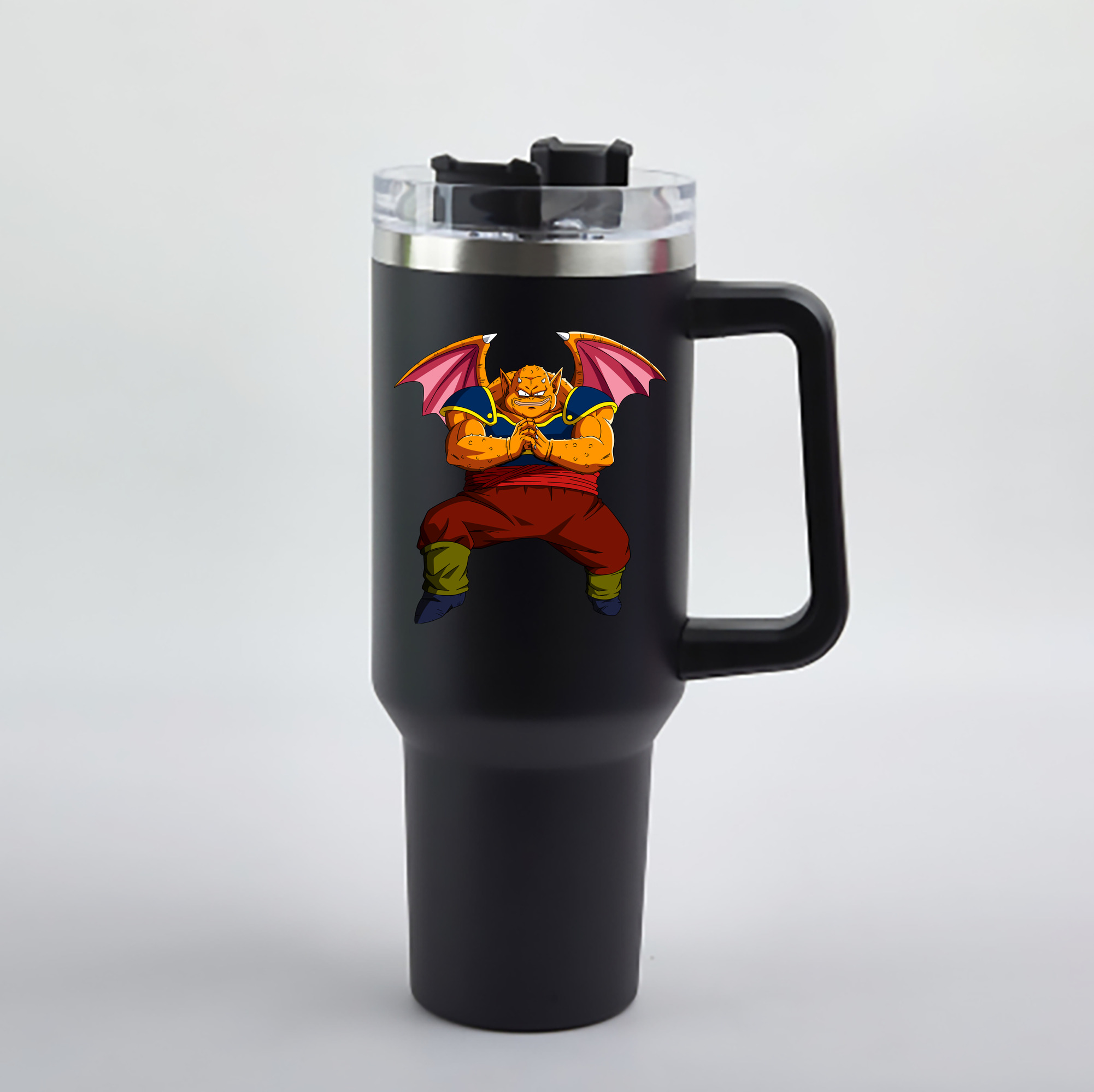 （画像用） ドラゴンボール DRAGON BALL 1200mL車用タンブラー - クリスタルステッカー（プラスチックストロー付き）