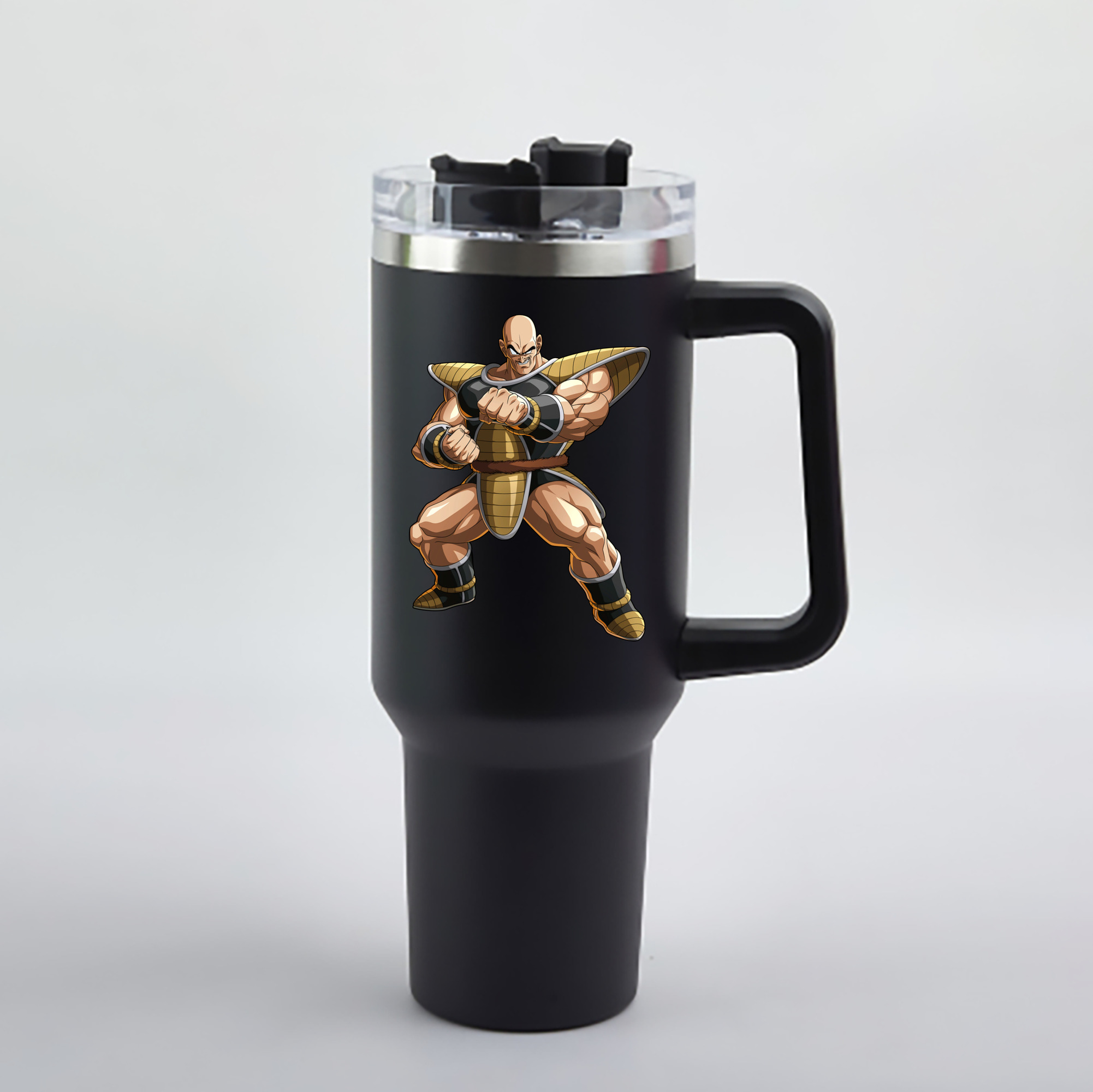 （画像用） ドラゴンボール DRAGON BALL 1200mL車用タンブラー - クリスタルステッカー（プラスチックストロー付き）