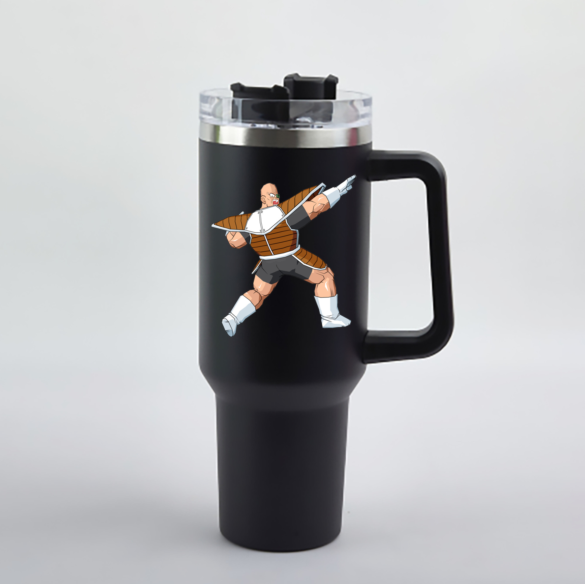 （画像用） ドラゴンボール DRAGON BALL 1200mL車用タンブラー - クリスタルステッカー（プラスチックストロー付き）