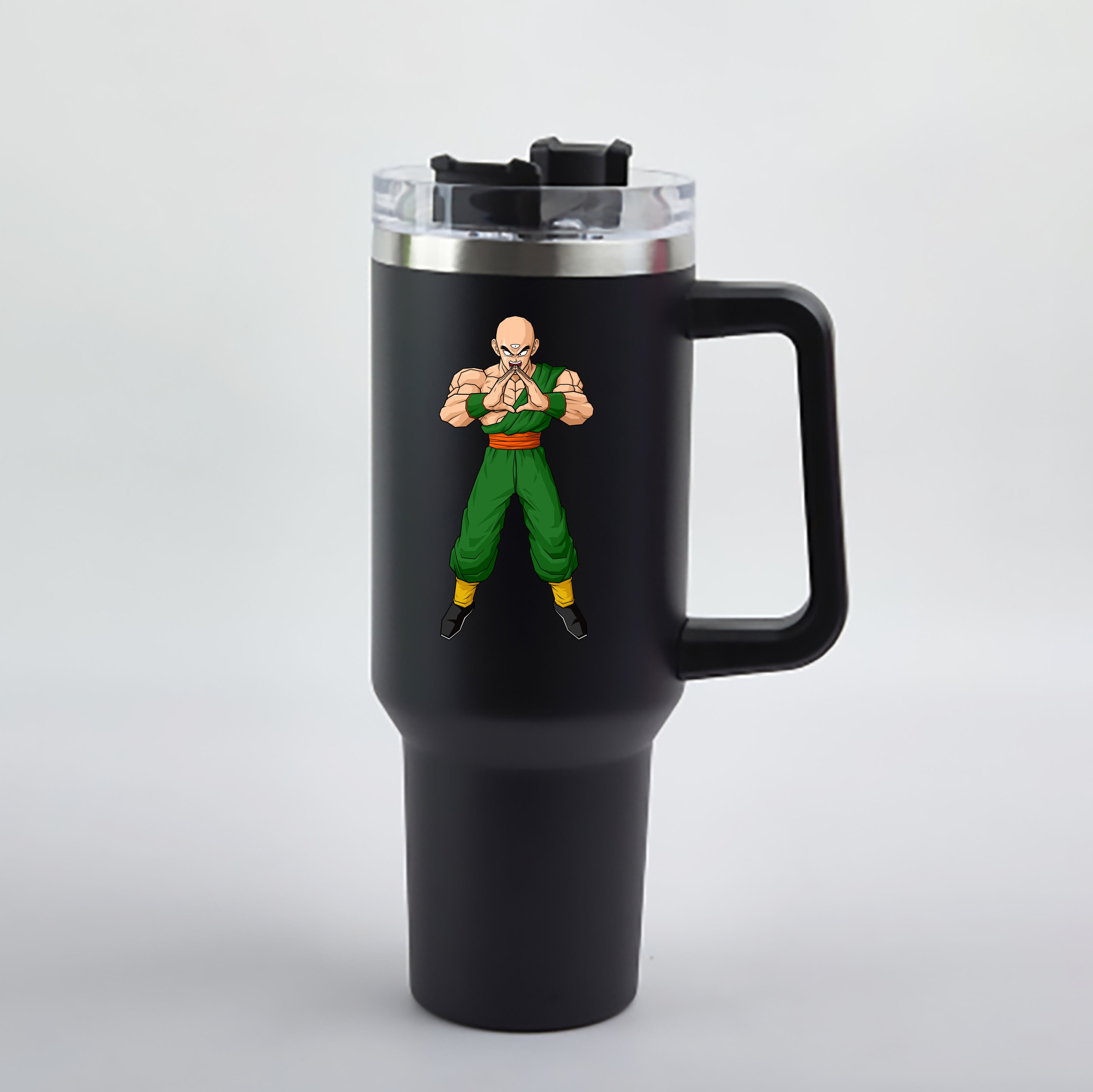 （画像用） ドラゴンボール DRAGON BALL 1200mL車用タンブラー - クリスタルステッカー（プラスチックストロー付き）