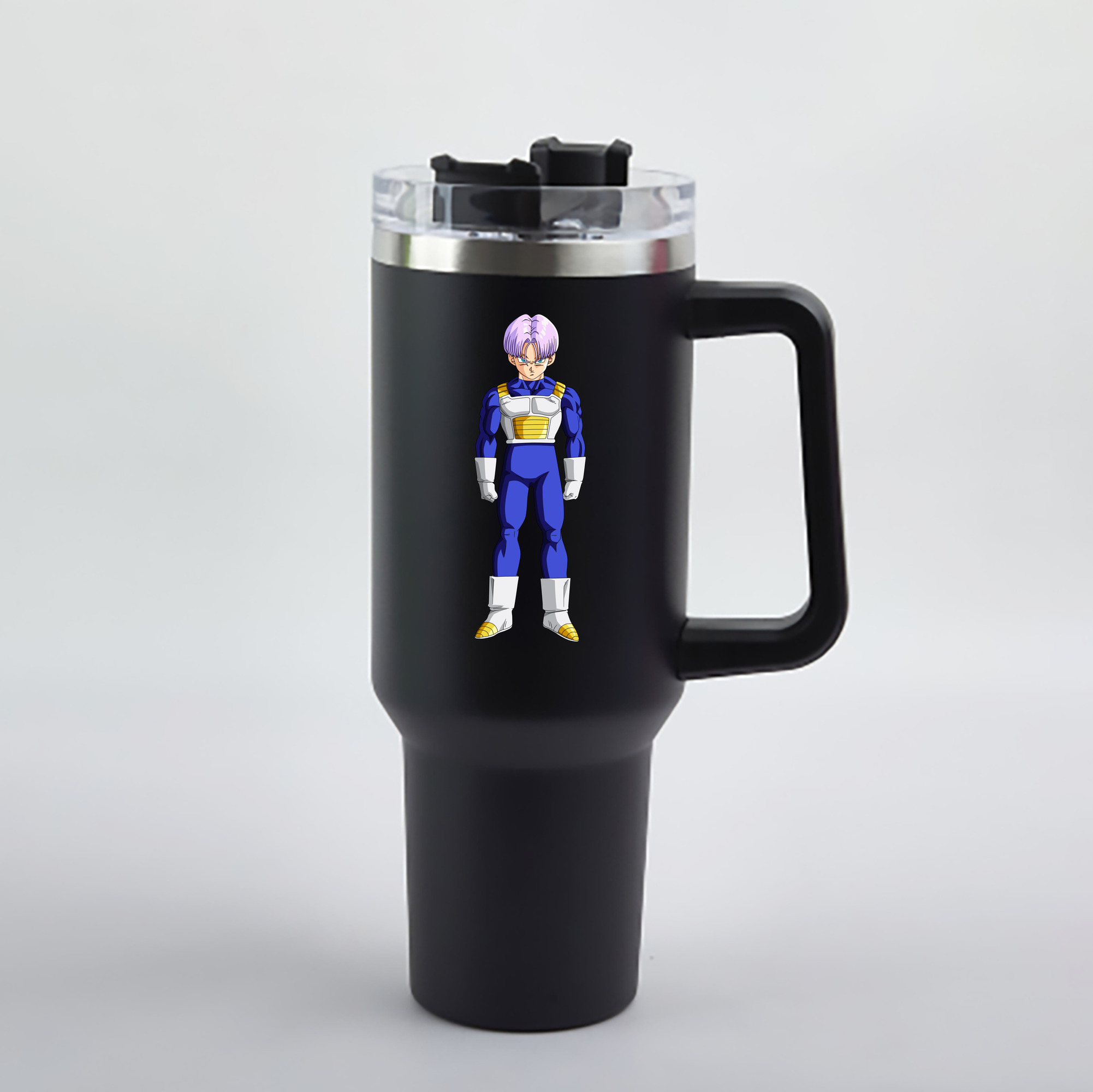 （画像用） ドラゴンボール DRAGON BALL 1200mL車用タンブラー - クリスタルステッカー（プラスチックストロー付き）