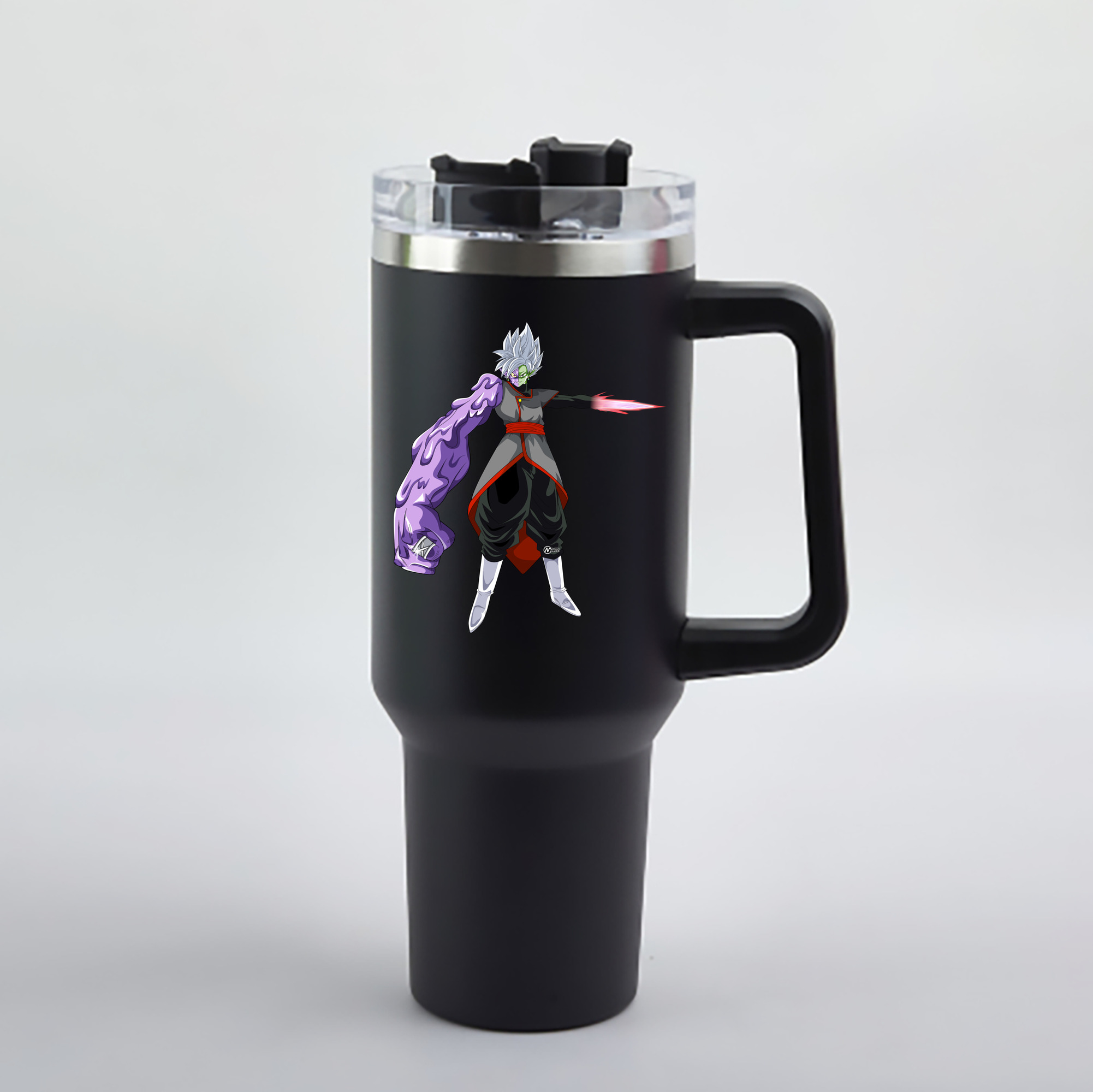 （画像用） ドラゴンボール DRAGON BALL 1200mL車用タンブラー - クリスタルステッカー（プラスチックストロー付き）