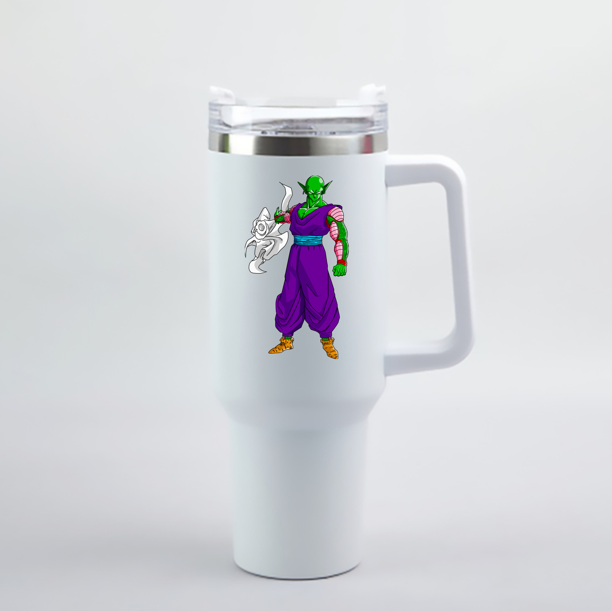 （画像用） ドラゴンボール ピッコロ DRAGON BALL Piccolo 1200mL車用タンブラー - クリスタルステッカー（プラスチックストロー付き）