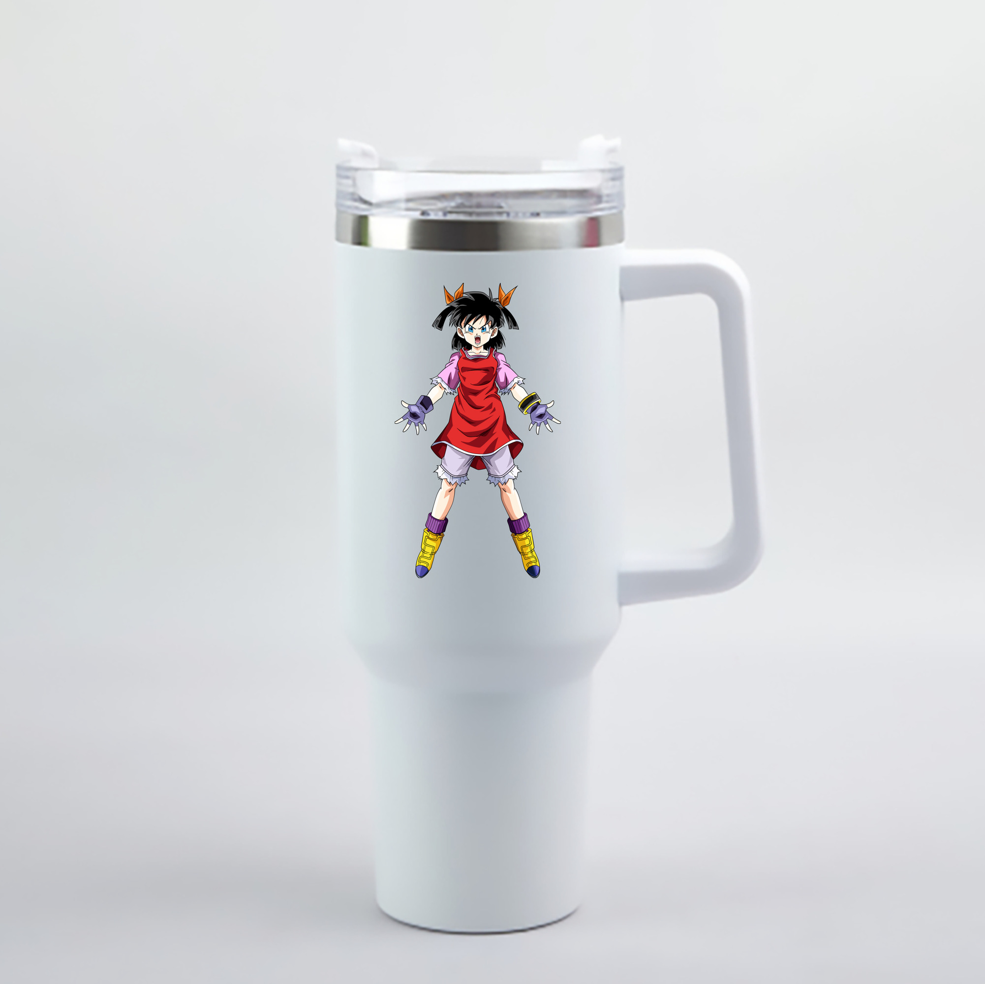 （画像用） ドラゴンボール パン DRAGON BALL Pan 1200mL車用タンブラー - クリスタルステッカー（プラスチックストロー付き）
