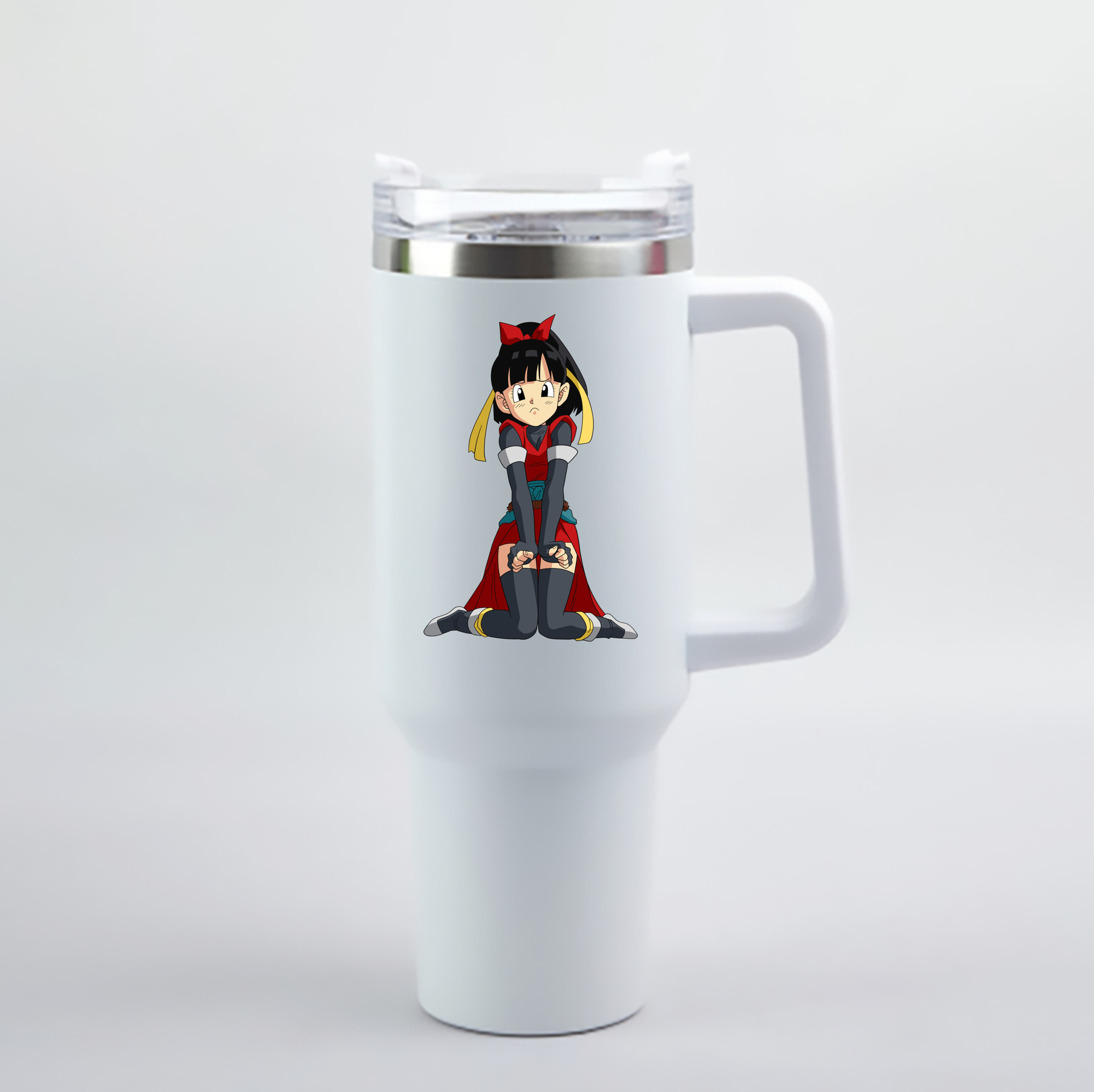 （画像用） ドラゴンボール パン DRAGON BALL Pan 1200mL車用タンブラー - クリスタルステッカー（プラスチックストロー付き）