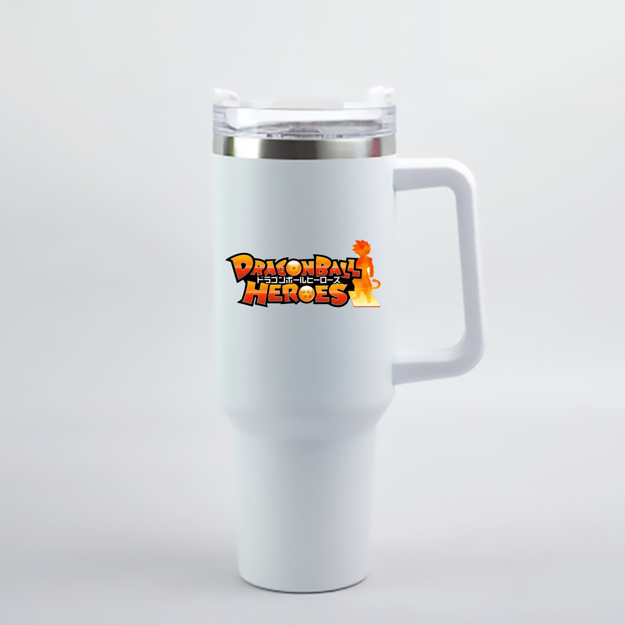 （画像用） ドラゴンボール DRAGON BALL 1200mL車用タンブラー - クリスタルステッカー（プラスチックストロー付き）