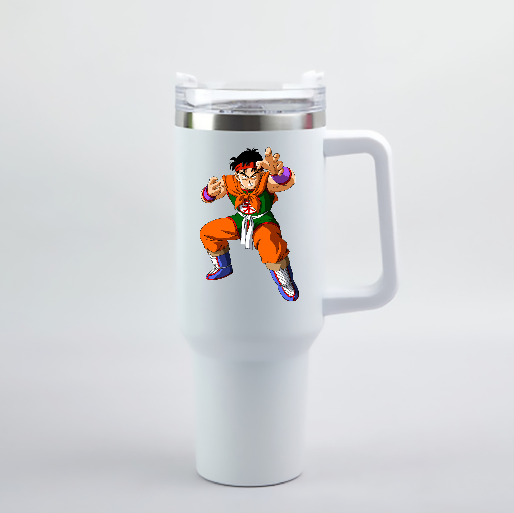（画像用） ドラゴンボール DRAGON BALL 1200mL車用タンブラー - クリスタルステッカー（プラスチックストロー付き）