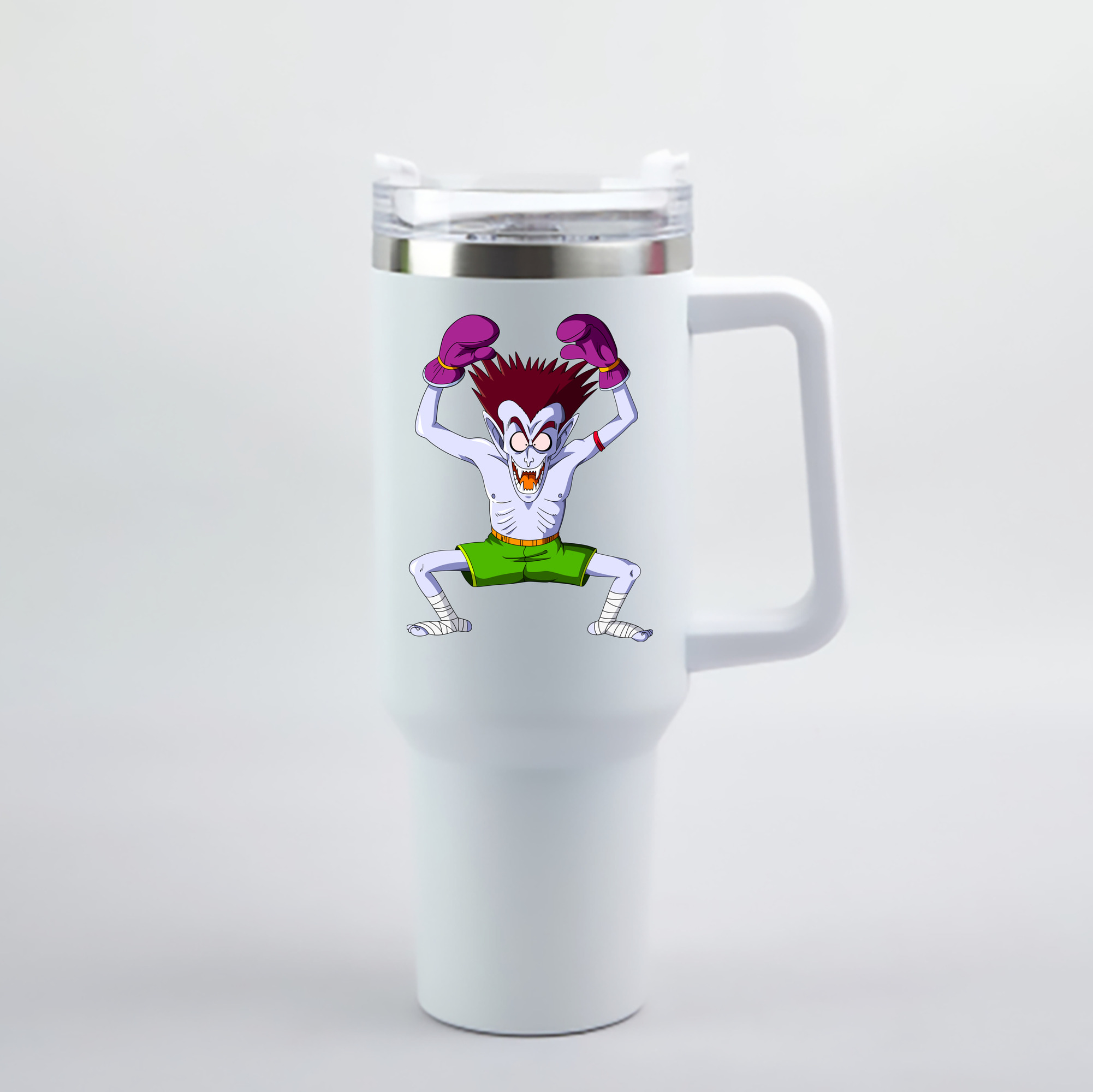 （画像用） ドラゴンボール DRAGON BALL 1200mL車用タンブラー - クリスタルステッカー（プラスチックストロー付き）