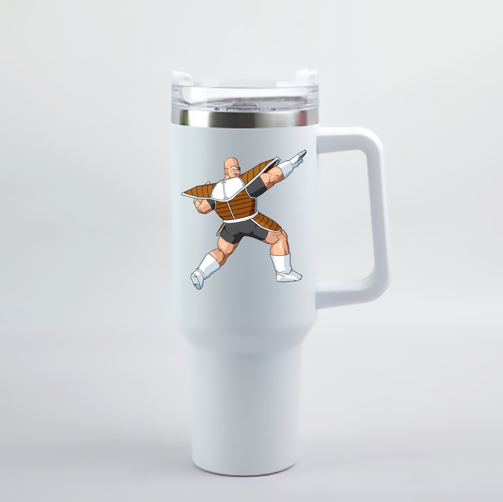 （画像用） ドラゴンボール DRAGON BALL 1200mL車用タンブラー - クリスタルステッカー（プラスチックストロー付き）