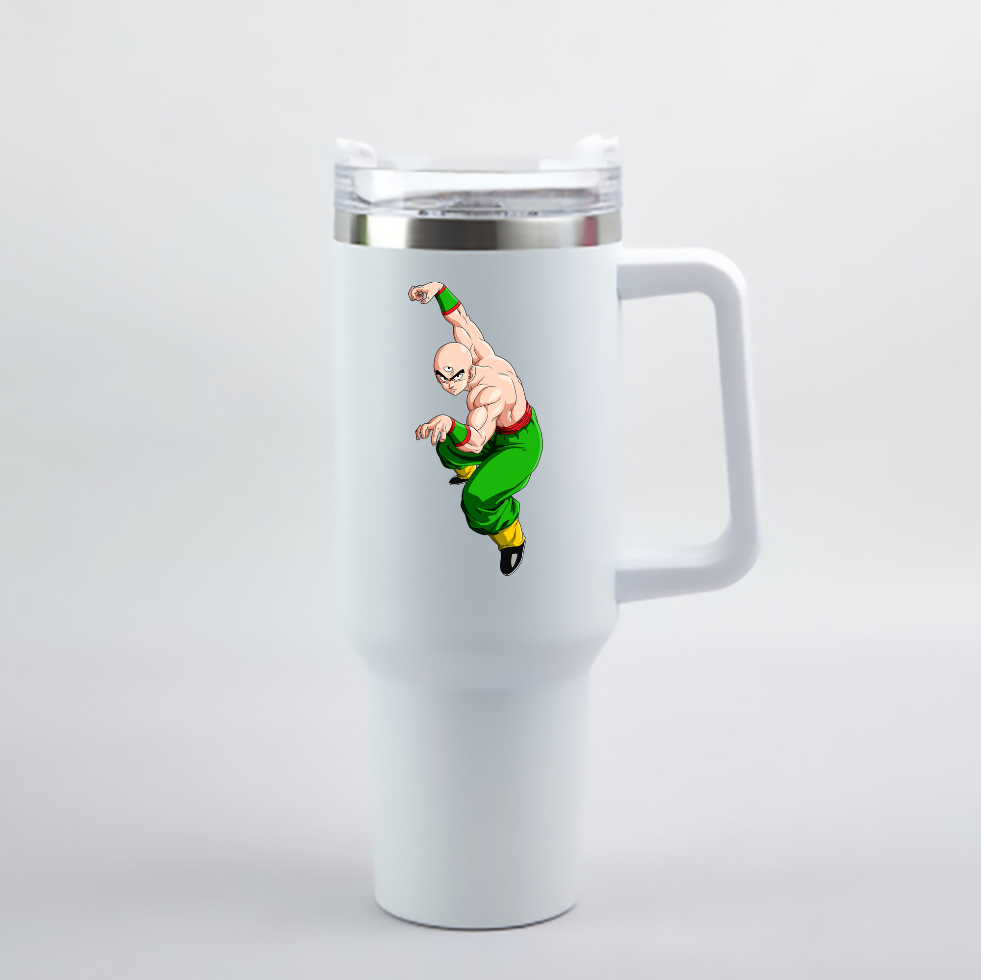 （画像用） ドラゴンボール DRAGON BALL 1200mL車用タンブラー - クリスタルステッカー（プラスチックストロー付き）