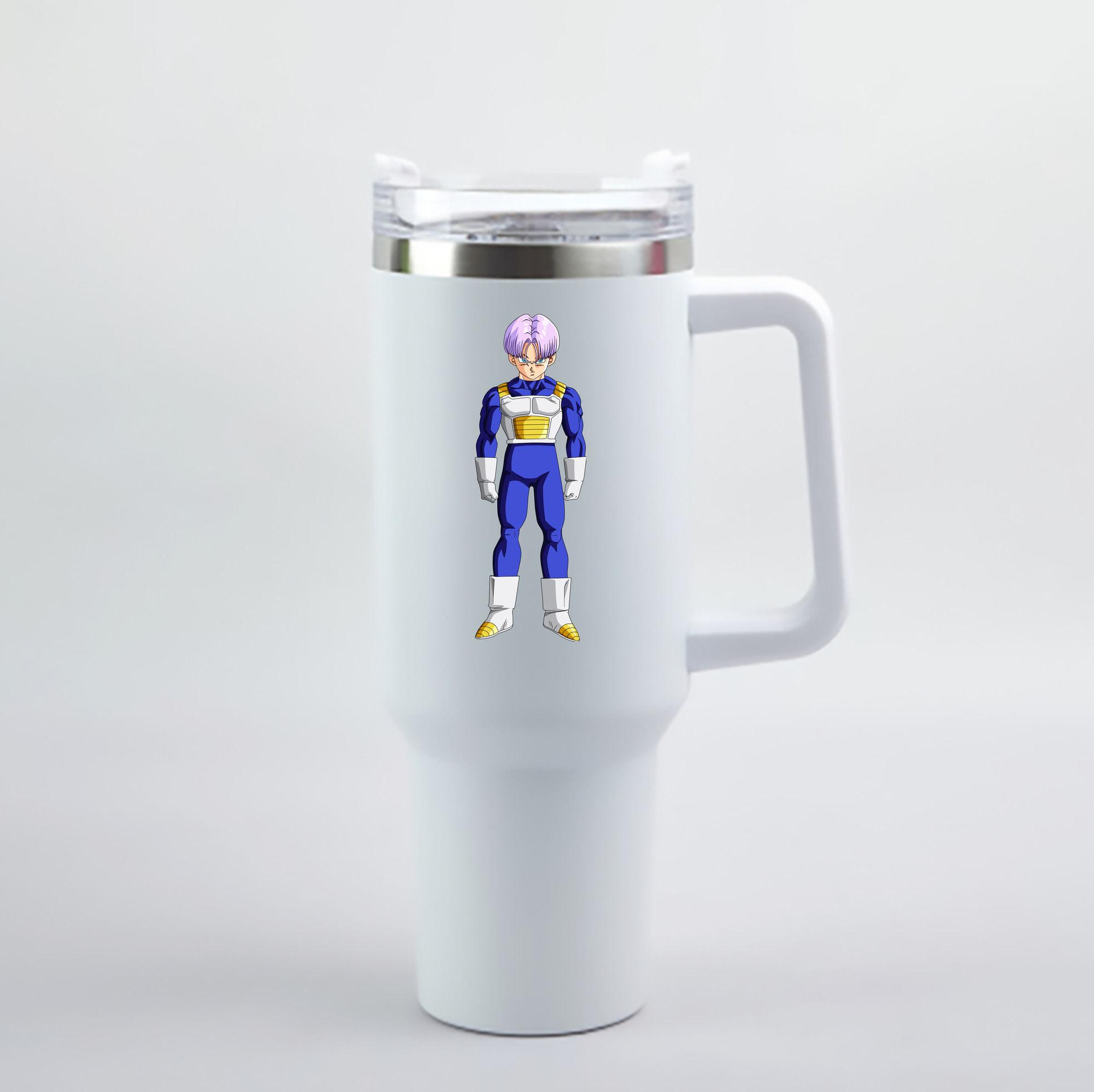 （画像用） ドラゴンボール DRAGON BALL 1200mL車用タンブラー - クリスタルステッカー（プラスチックストロー付き）