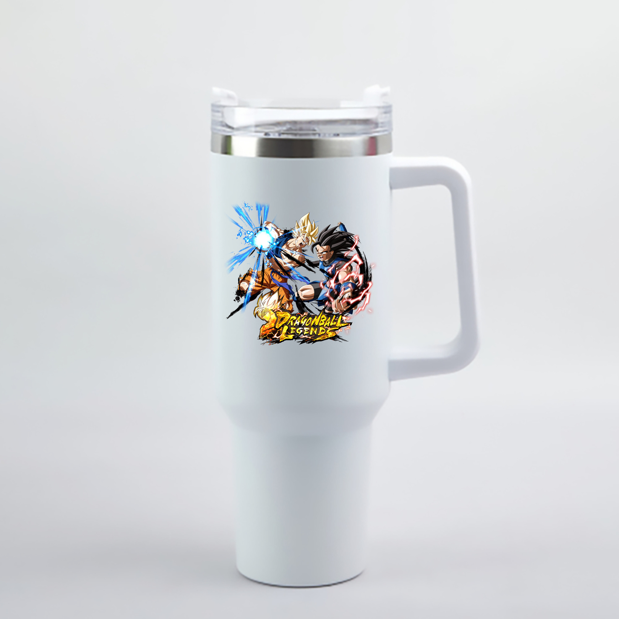 （画像用） ドラゴンボール DRAGON BALL 1200mL車用タンブラー - クリスタルステッカー（プラスチックストロー付き）