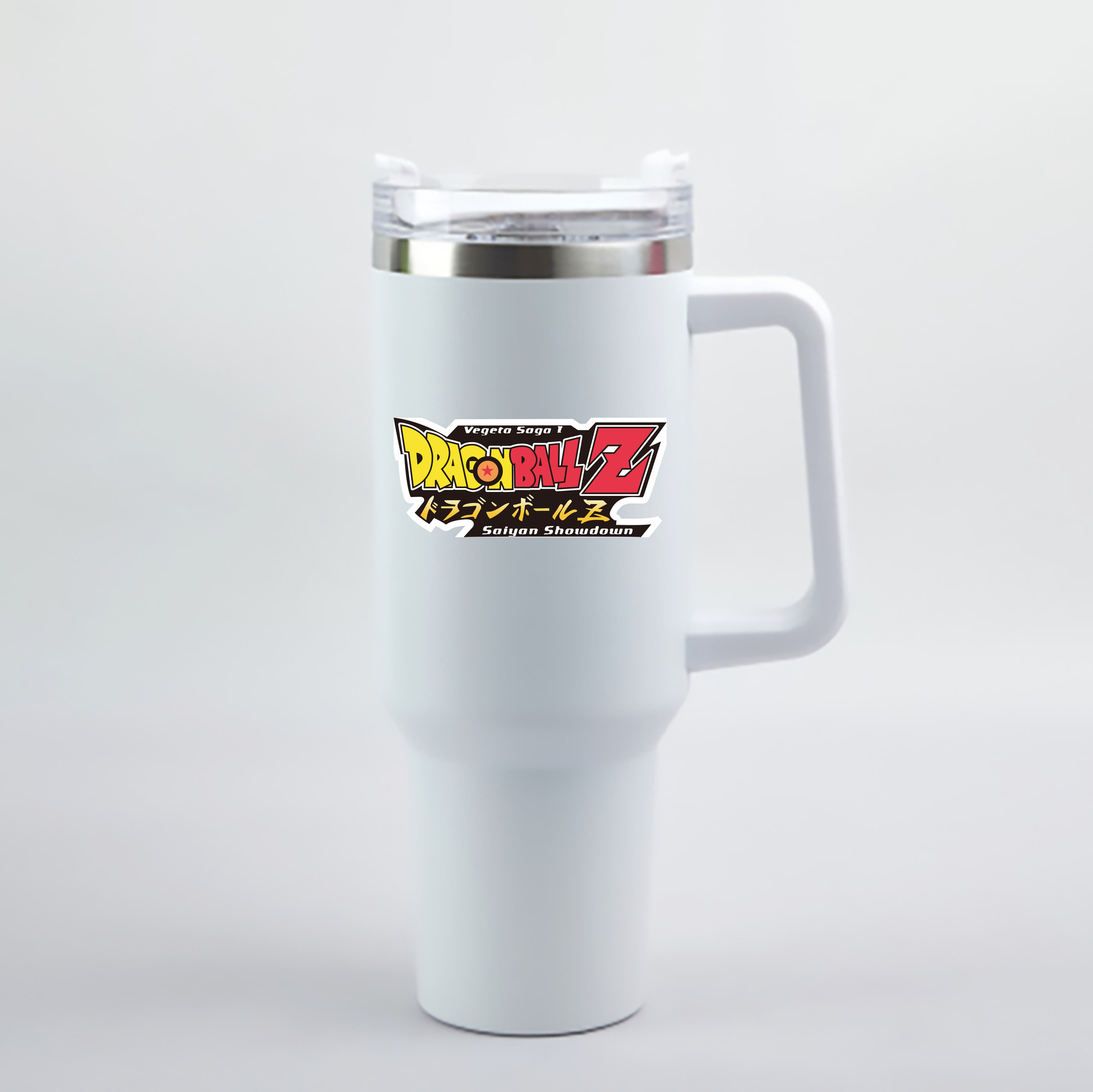 （画像用） ドラゴンボール DRAGON BALL 1200mL車用タンブラー - クリスタルステッカー（プラスチックストロー付き）