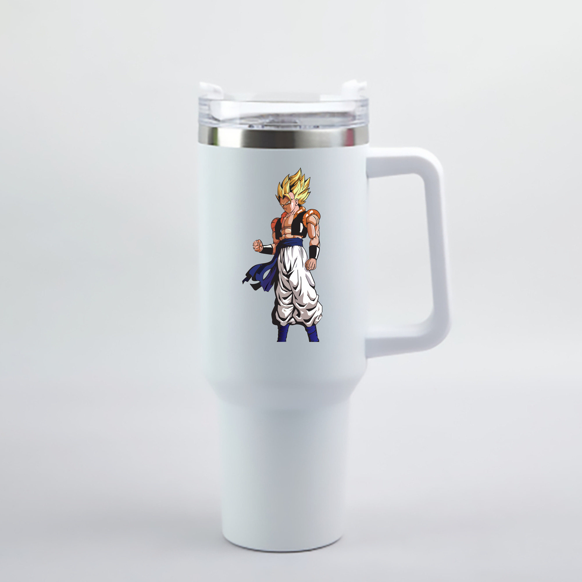 （画像用） ドラゴンボール DRAGON BALL 1200mL車用タンブラー - クリスタルステッカー（プラスチックストロー付き）