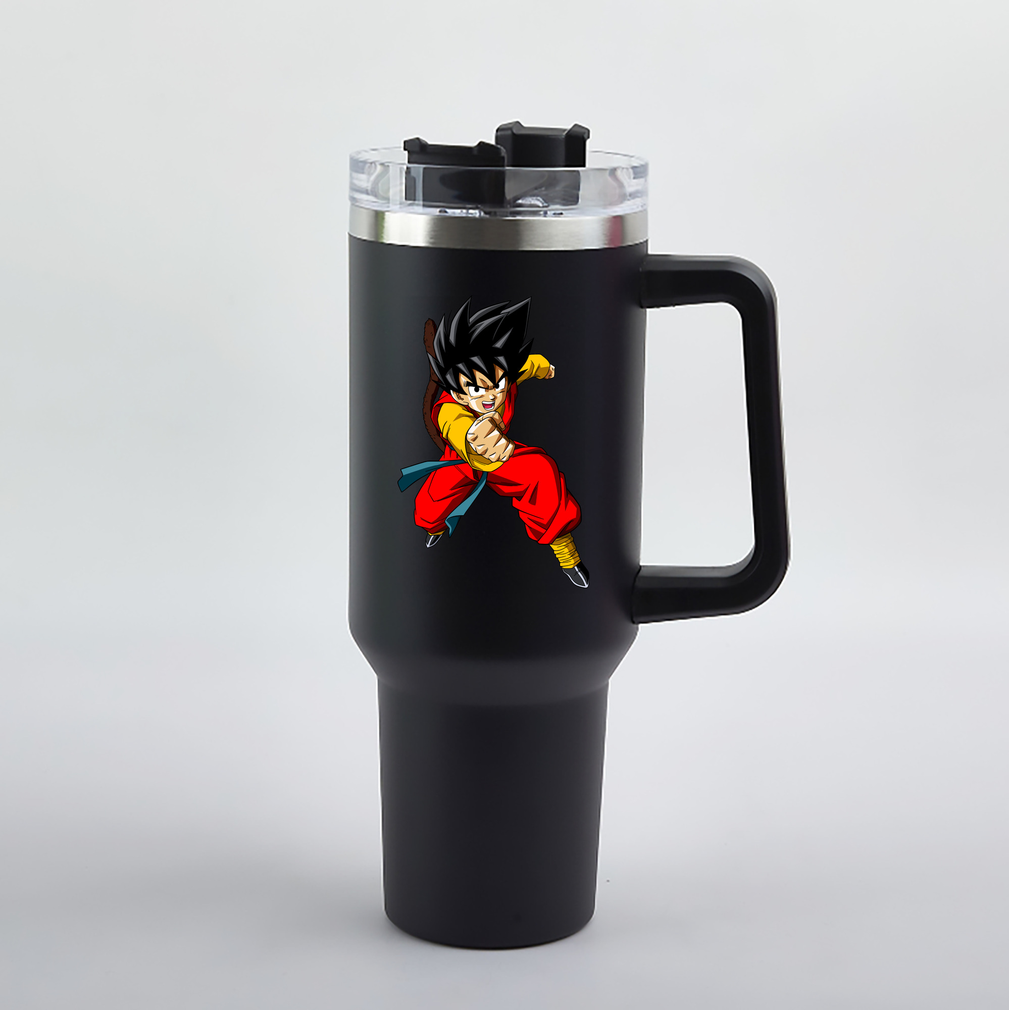（画像用） ドラゴンボール 孫悟空（そん ごくう）Son Goku カカロット DRAGON BALL Kakarotto 1200mL車用タンブラー（カラープリント）
