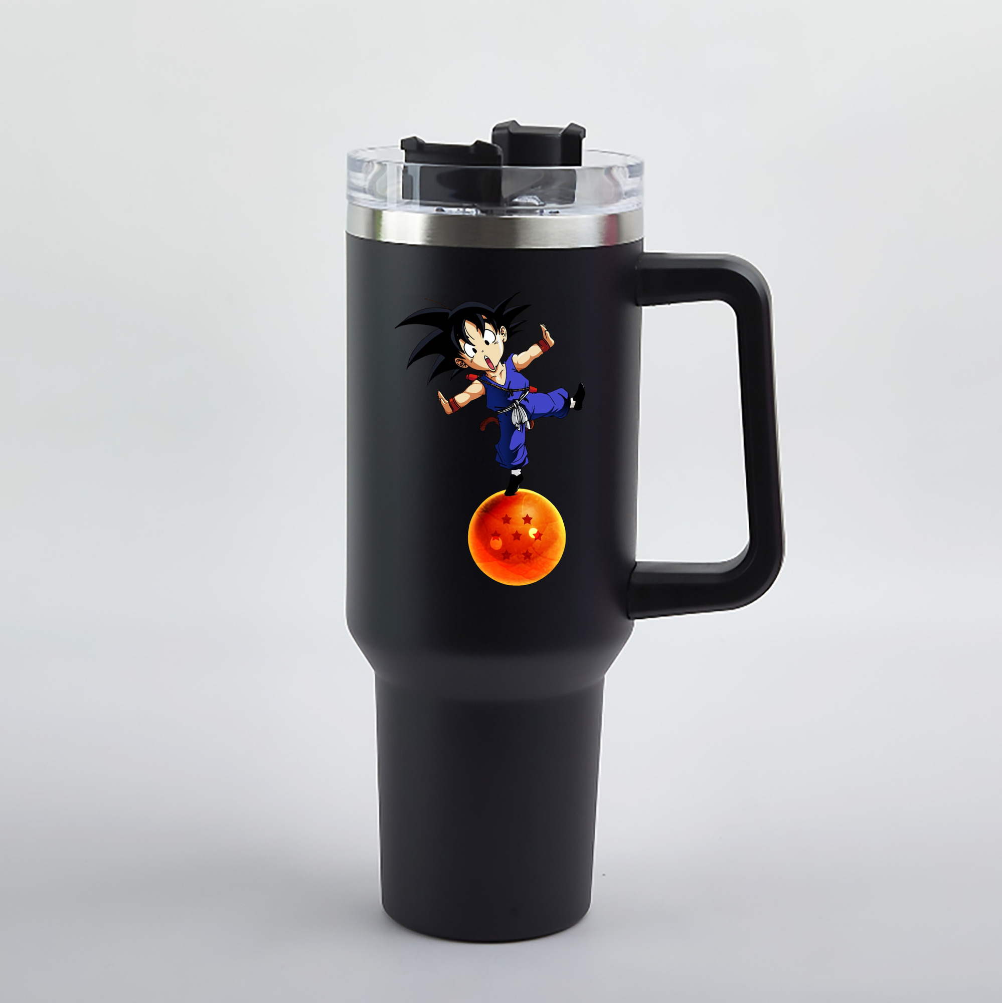 （画像用） ドラゴンボール 孫悟空（そん ごくう）Son Goku カカロット DRAGON BALL Kakarotto 1200mL車用タンブラー（カラープリント）