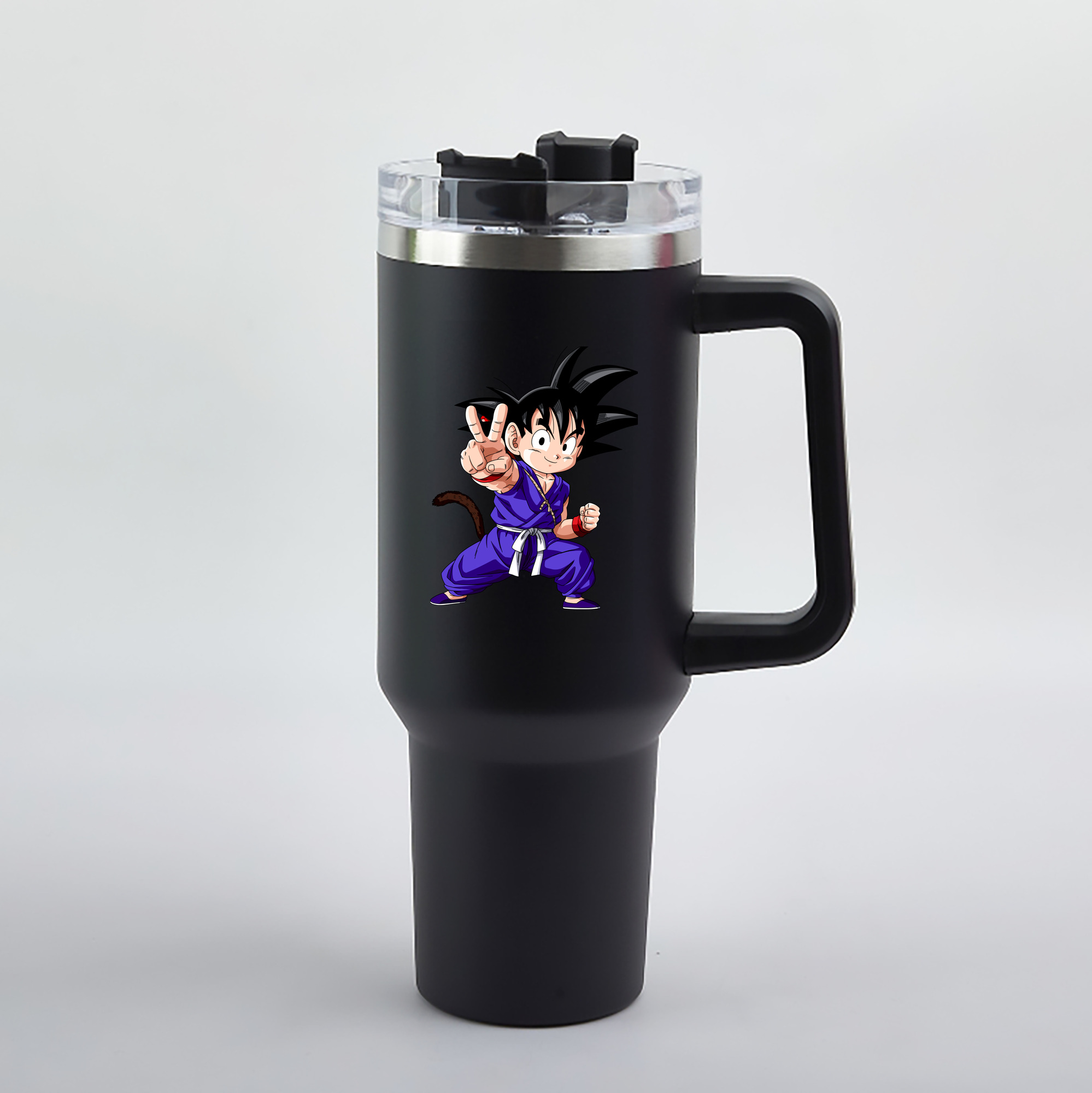 （画像用） ドラゴンボール 孫悟空（そん ごくう）Son Goku カカロット DRAGON BALL Kakarotto 1200mL車用タンブラー（カラープリント）