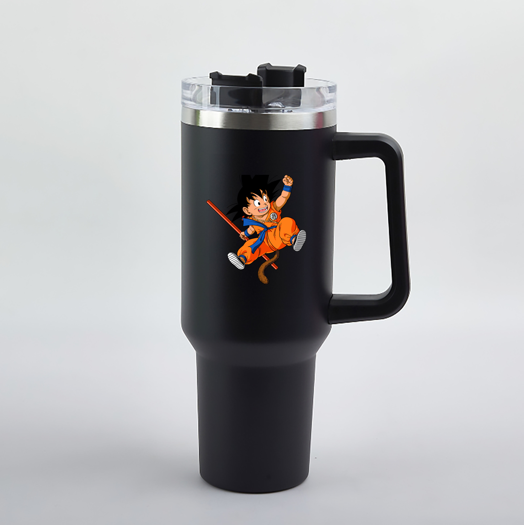 （画像用） ドラゴンボール 孫悟空（そん ごくう）Son Goku カカロット DRAGON BALL Kakarotto 1200mL車用タンブラー（カラープリント）