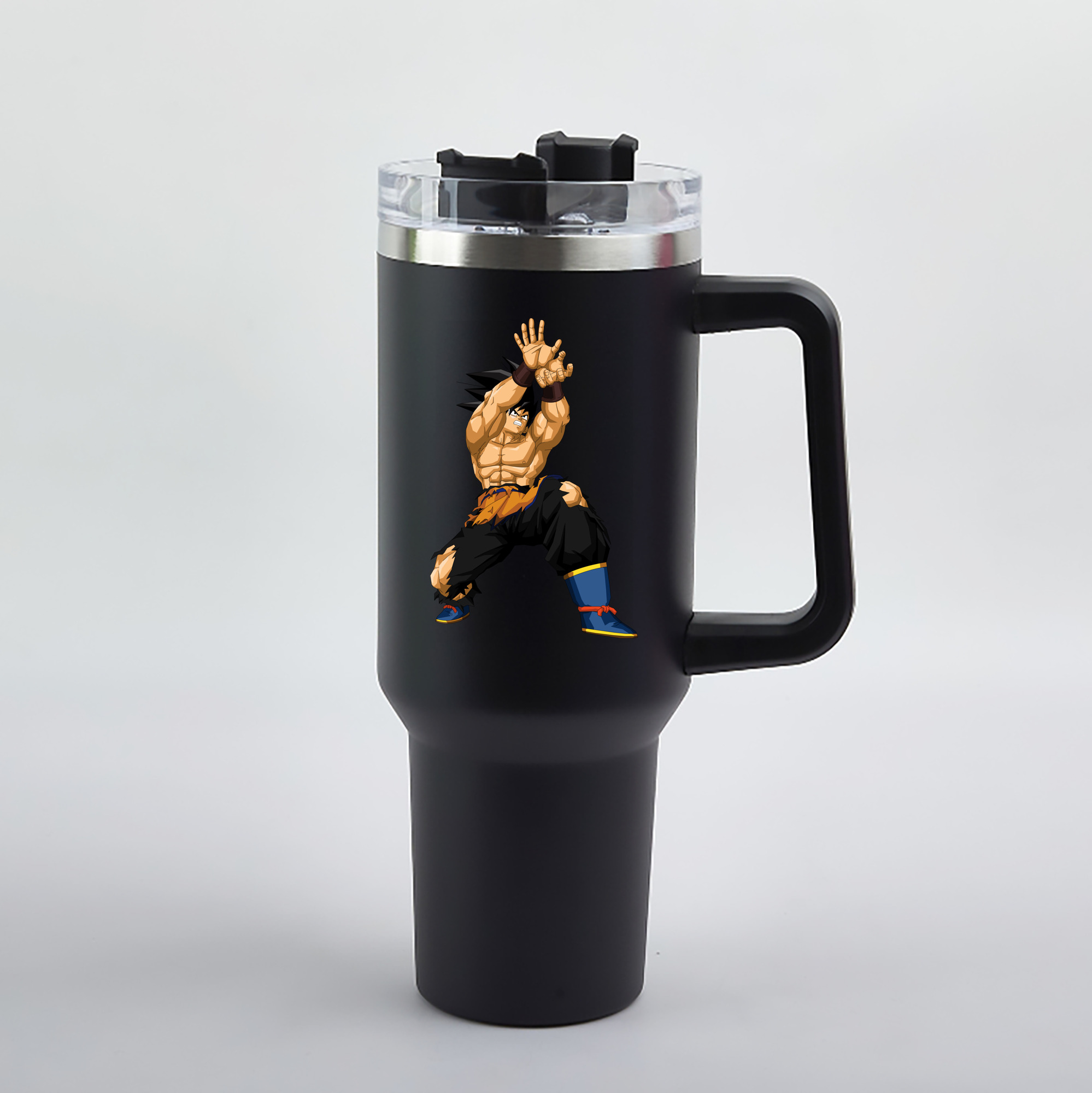 （画像用） ドラゴンボール 孫悟空（そん ごくう）Son Goku カカロット DRAGON BALL Kakarotto 1200mL車用タンブラー（カラープリント）