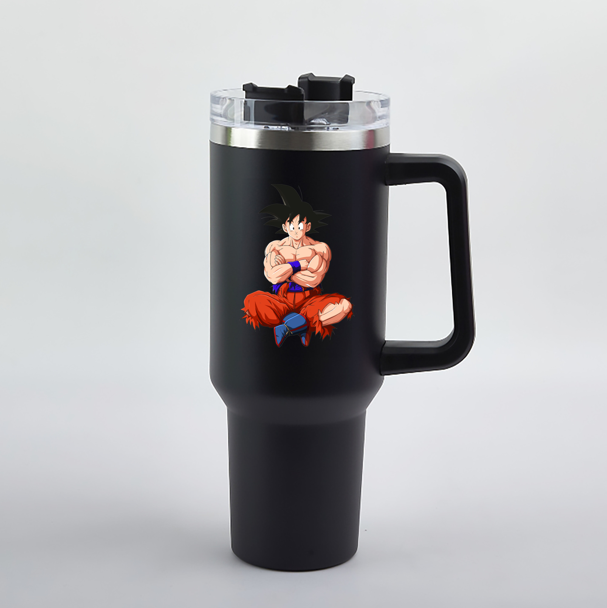 （画像用） ドラゴンボール 孫悟空（そん ごくう）Son Goku カカロット DRAGON BALL Kakarotto 1200mL車用タンブラー（カラープリント）
