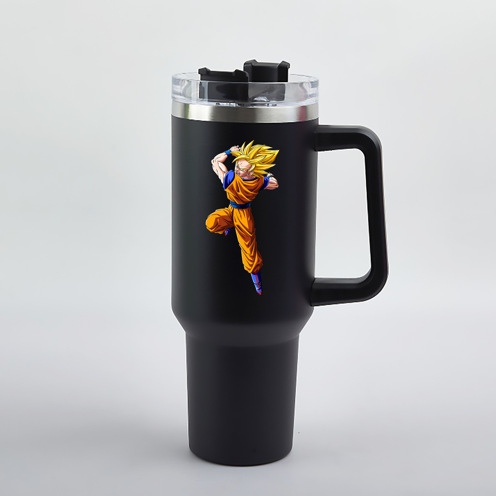（画像用） ドラゴンボール 孫悟空（そん ごくう）Son Goku カカロット DRAGON BALL Kakarotto 1200mL車用タンブラー（カラープリント）