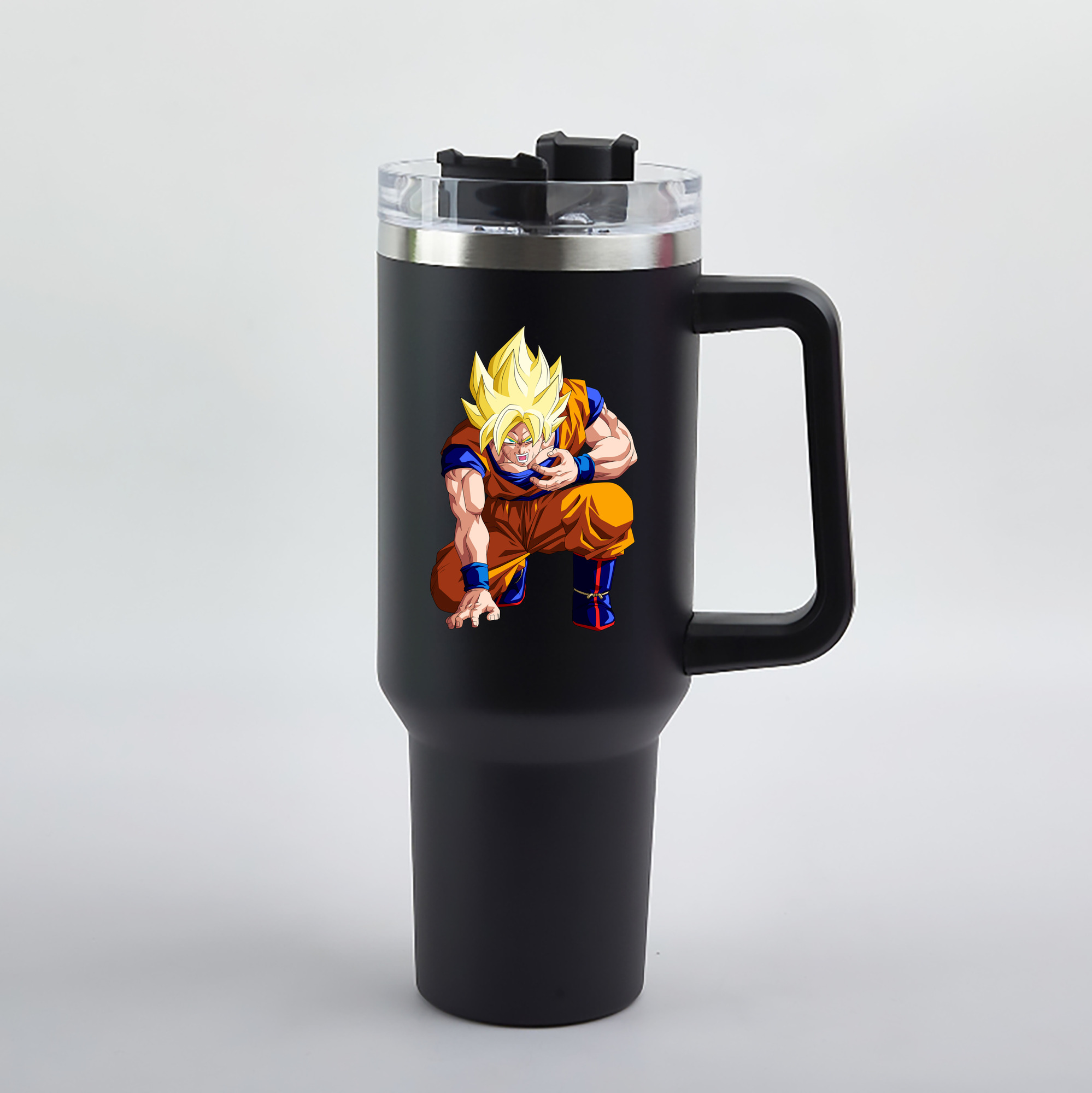 （画像用） ドラゴンボール 孫悟空（そん ごくう）Son Goku カカロット DRAGON BALL Kakarotto 1200mL車用タンブラー（カラープリント）