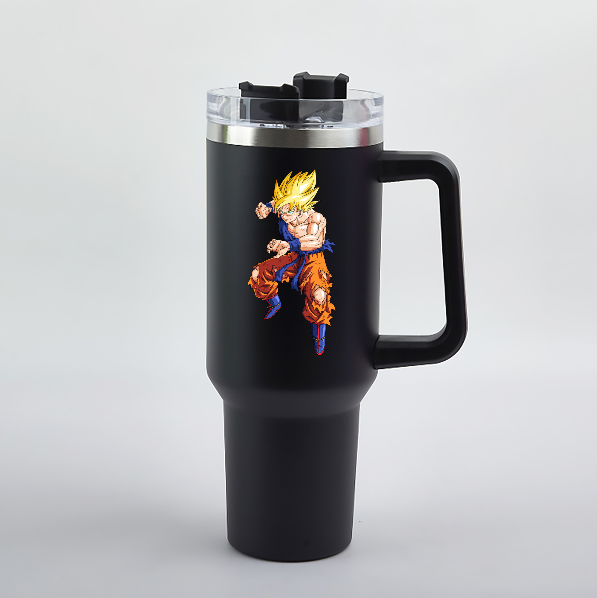 （画像用） ドラゴンボール 孫悟空（そん ごくう）Son Goku カカロット DRAGON BALL Kakarotto 1200mL車用タンブラー（カラープリント）