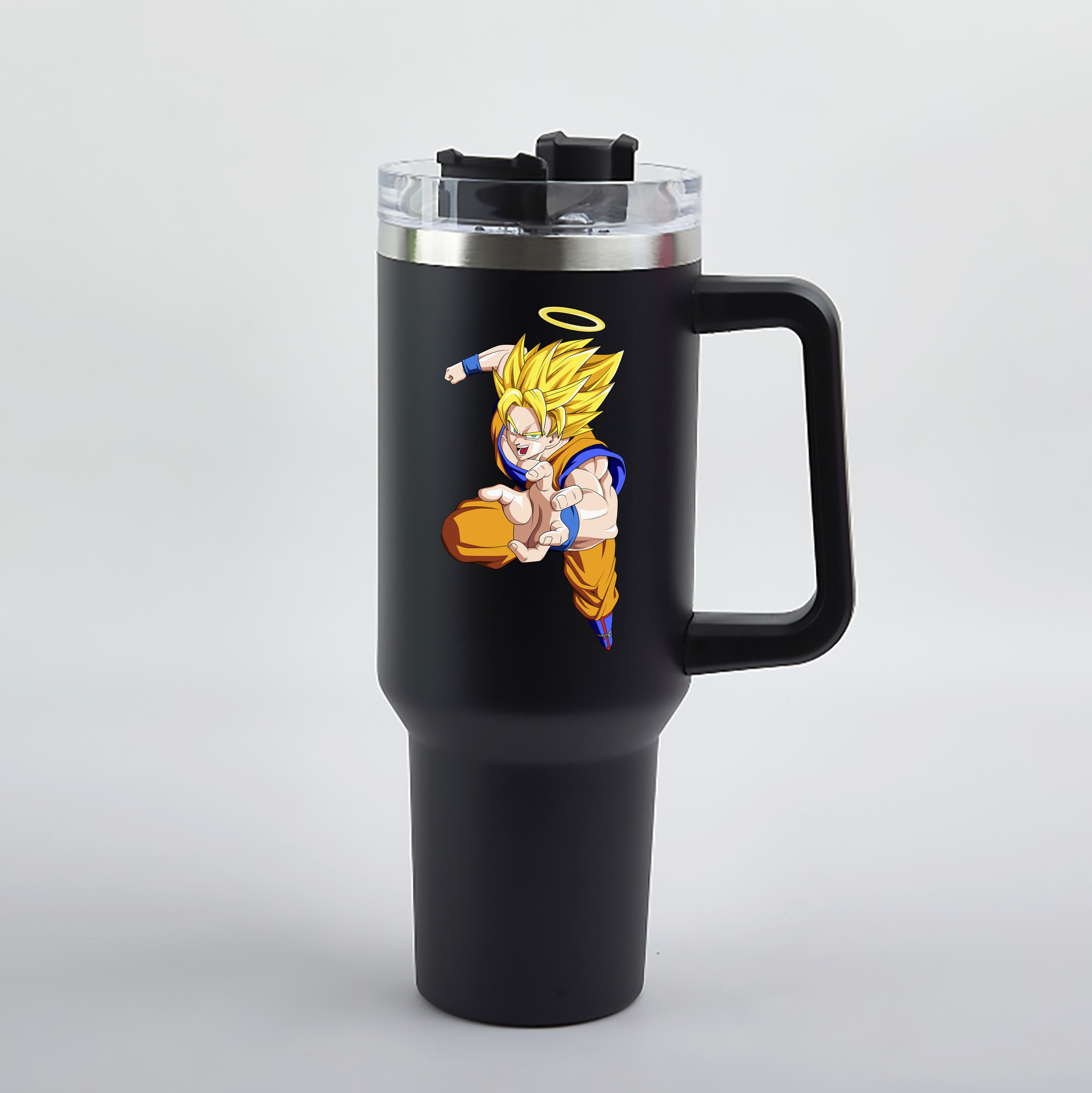 （画像用） ドラゴンボール 孫悟空（そん ごくう）Son Goku カカロット DRAGON BALL Kakarotto 1200mL車用タンブラー（カラープリント）