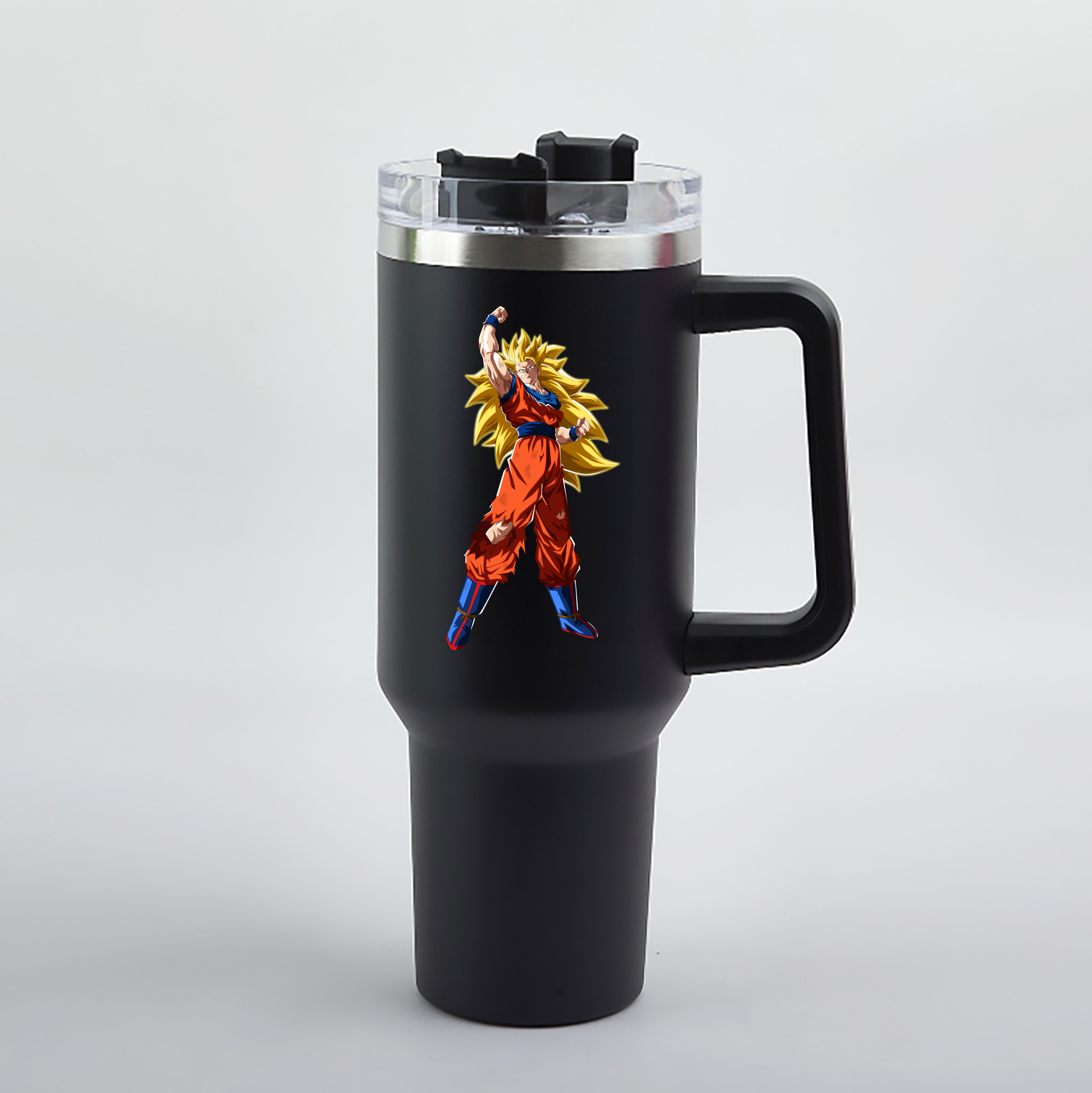 （画像用） ドラゴンボール 孫悟空（そん ごくう）Son Goku カカロット DRAGON BALL Kakarotto 1200mL車用タンブラー（カラープリント）