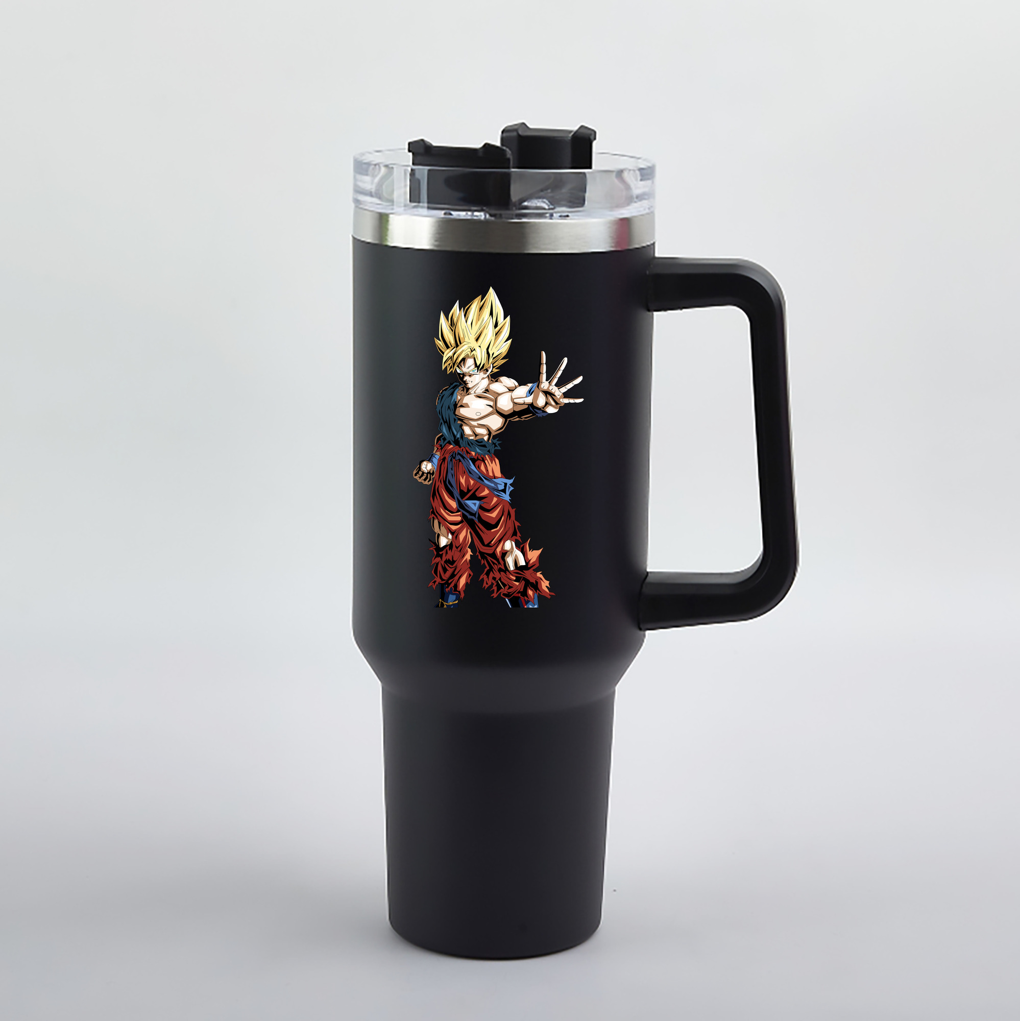 （画像用） ドラゴンボール 孫悟空（そん ごくう）Son Goku カカロット DRAGON BALL Kakarotto 1200mL車用タンブラー（カラープリント）