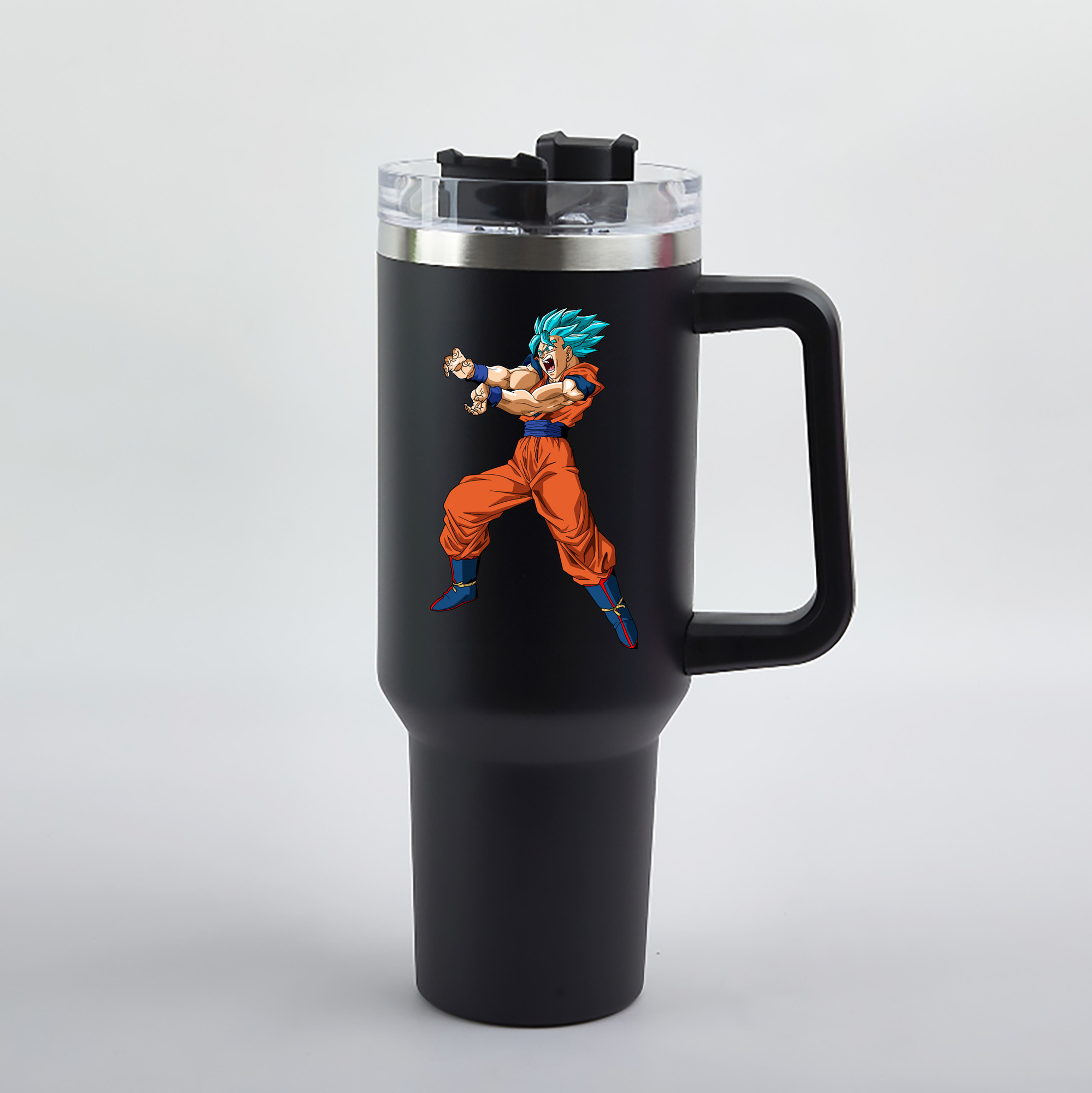 （画像用） ドラゴンボール 孫悟空（そん ごくう）Son Goku カカロット DRAGON BALL Kakarotto 1200mL車用タンブラー（カラープリント）