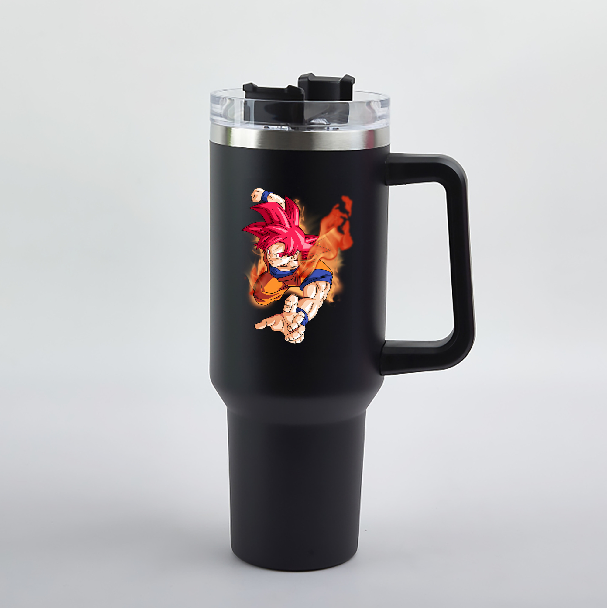 （画像用） ドラゴンボール 孫悟空（そん ごくう）Son Goku カカロット DRAGON BALL Kakarotto 1200mL車用タンブラー（カラープリント）