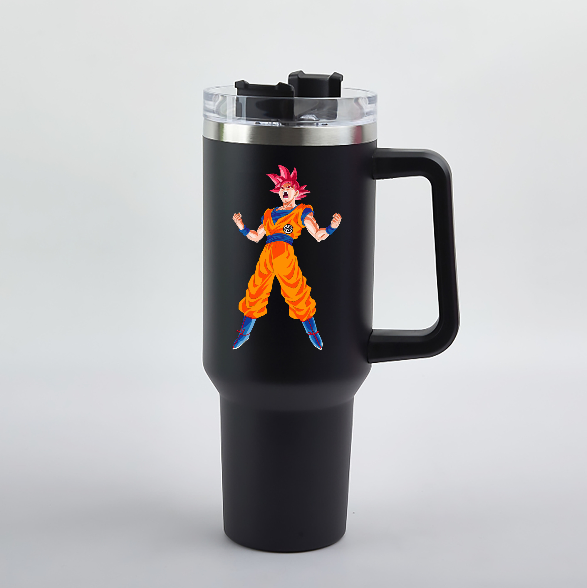（画像用） ドラゴンボール 孫悟空（そん ごくう）Son Goku カカロット DRAGON BALL Kakarotto 1200mL車用タンブラー（カラープリント）