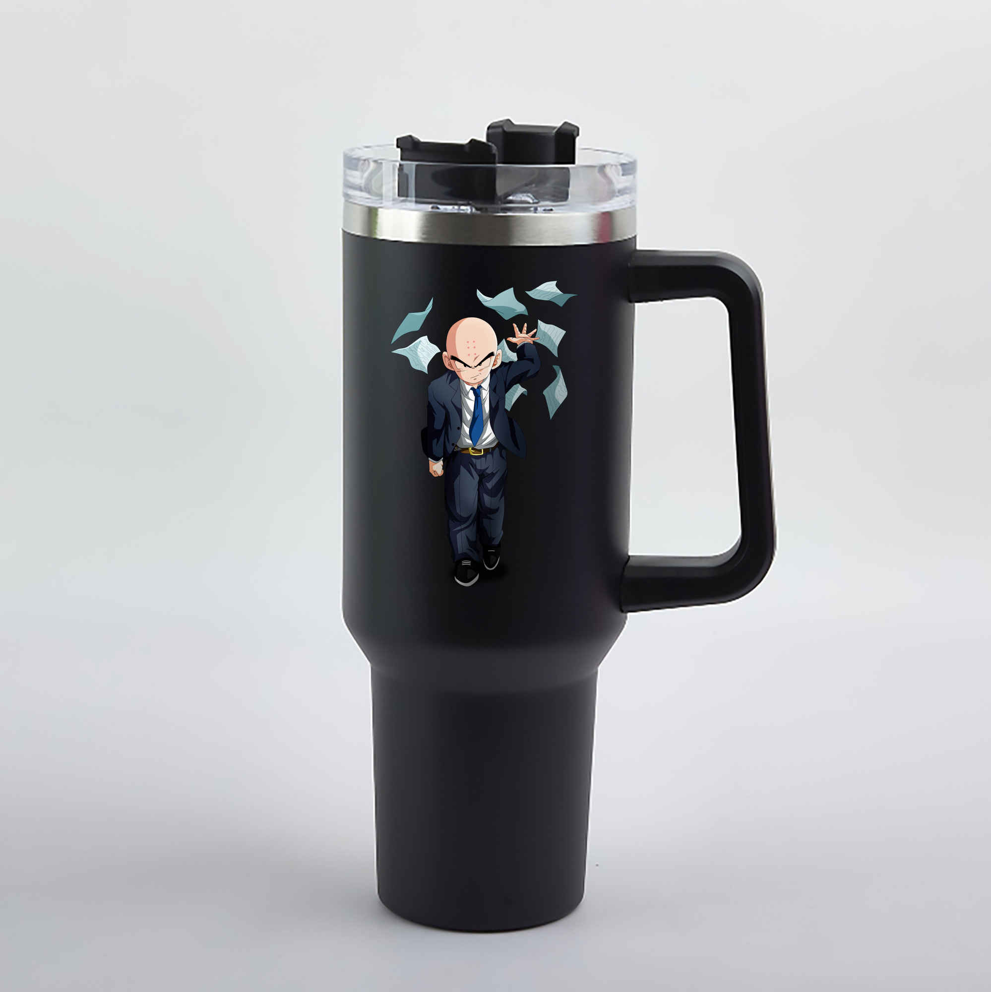 （画像用） ドラゴンボール クリリン DRAGON BALL krillin 1200mL車用タンブラー（カラープリント）