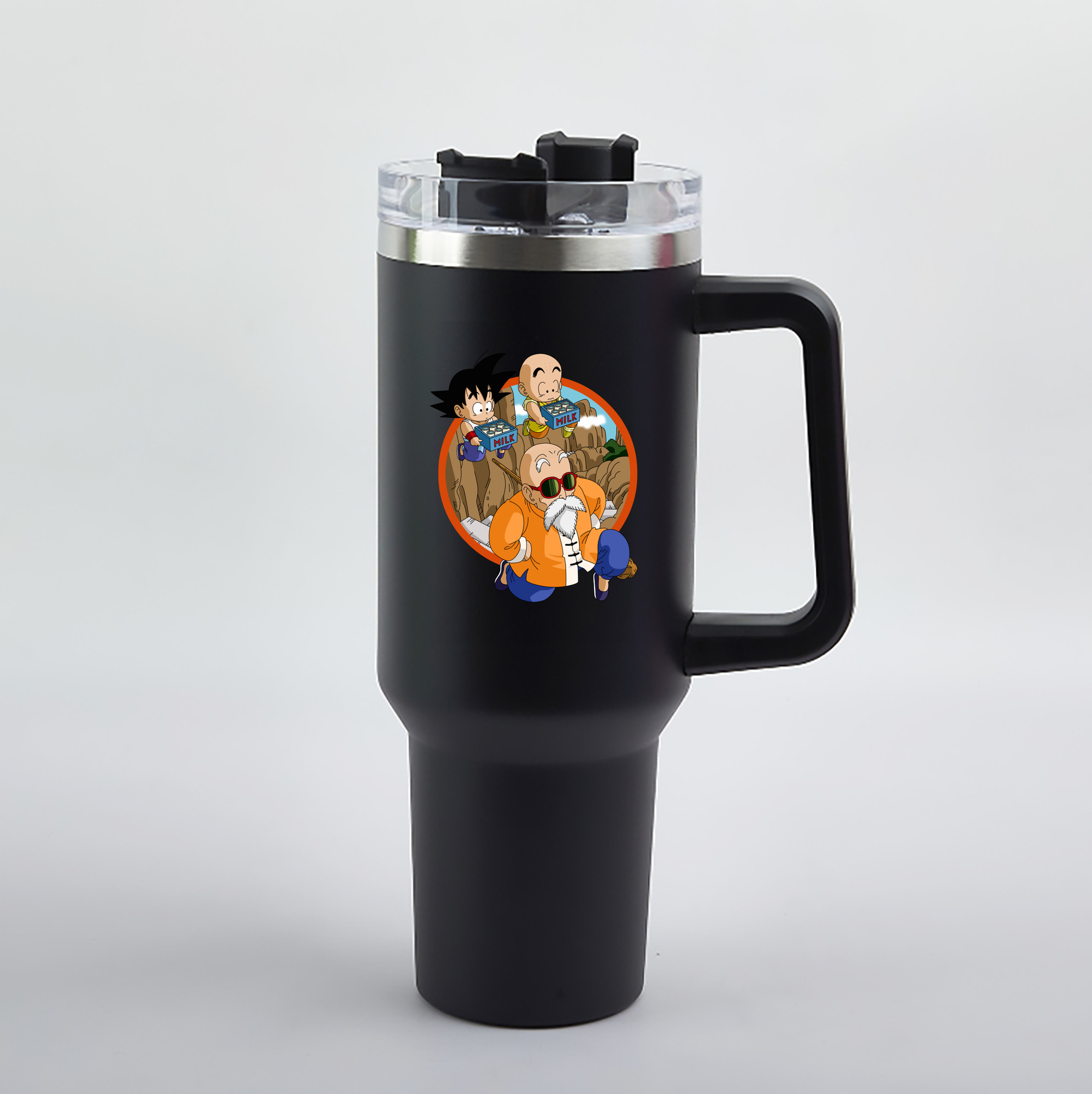 （画像用） ドラゴンボール 亀仙人（かめせんにん） DRAGON BALL Master Roshi Kame Sennin 1200mL車用タンブラー（カラープリント）