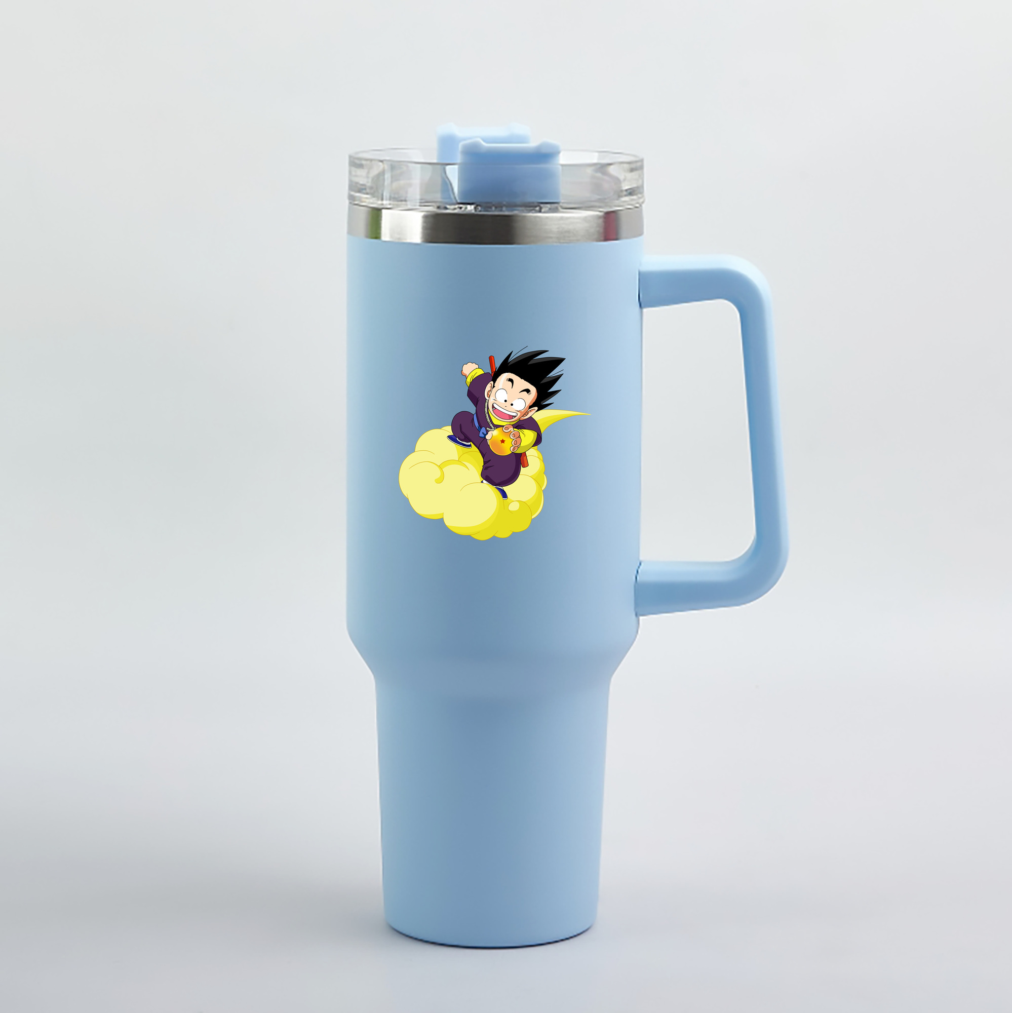 （画像用） ドラゴンボール 孫悟空（そん ごくう）Son Goku カカロット DRAGON BALL Kakarotto 1200mL車用タンブラー（カラープリント）