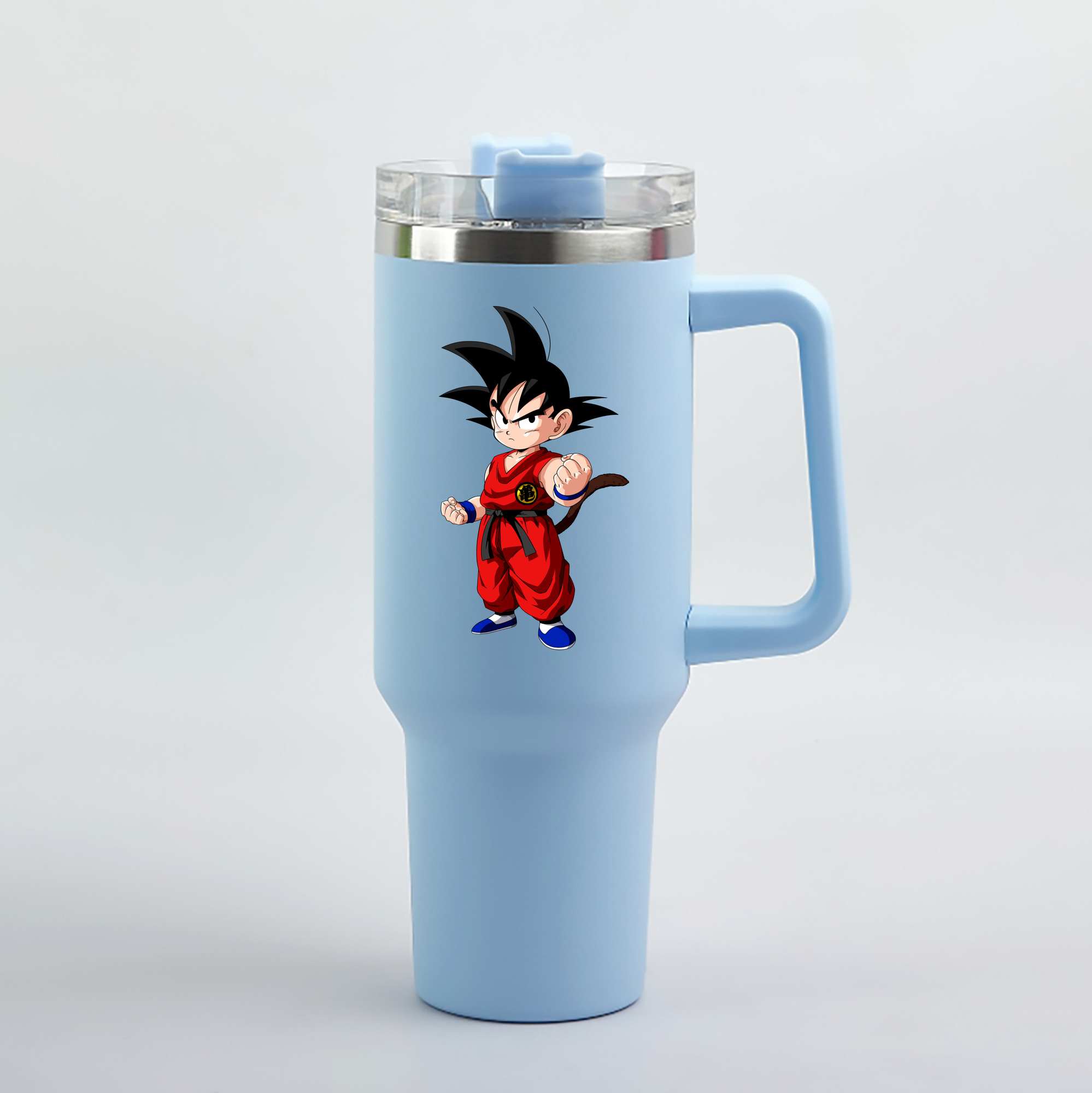（画像用） ドラゴンボール 孫悟空（そん ごくう）Son Goku カカロット DRAGON BALL Kakarotto 1200mL車用タンブラー（カラープリント）