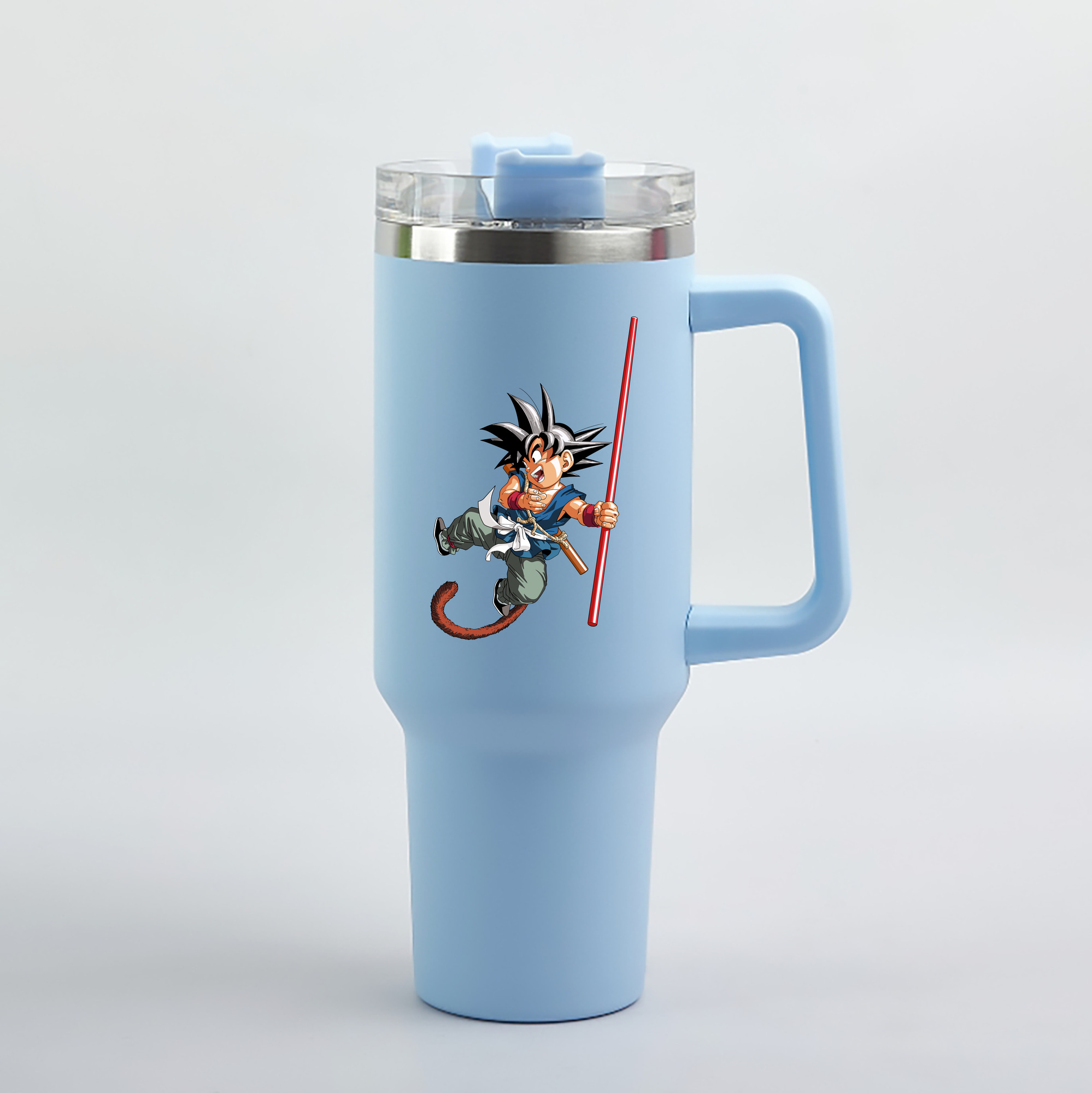 （画像用） ドラゴンボール 孫悟空（そん ごくう）Son Goku カカロット DRAGON BALL Kakarotto 1200mL車用タンブラー（カラープリント）