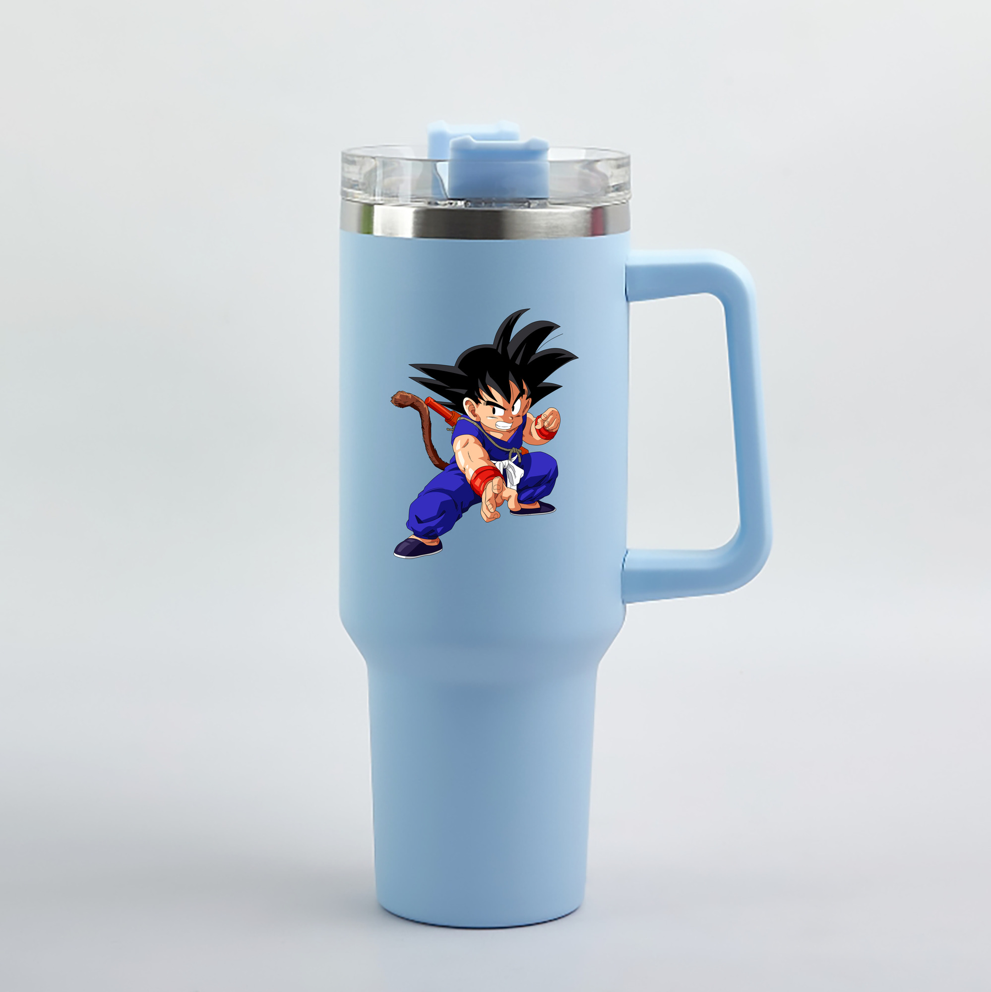 （画像用） ドラゴンボール 孫悟空（そん ごくう）Son Goku カカロット DRAGON BALL Kakarotto 1200mL車用タンブラー（カラープリント）