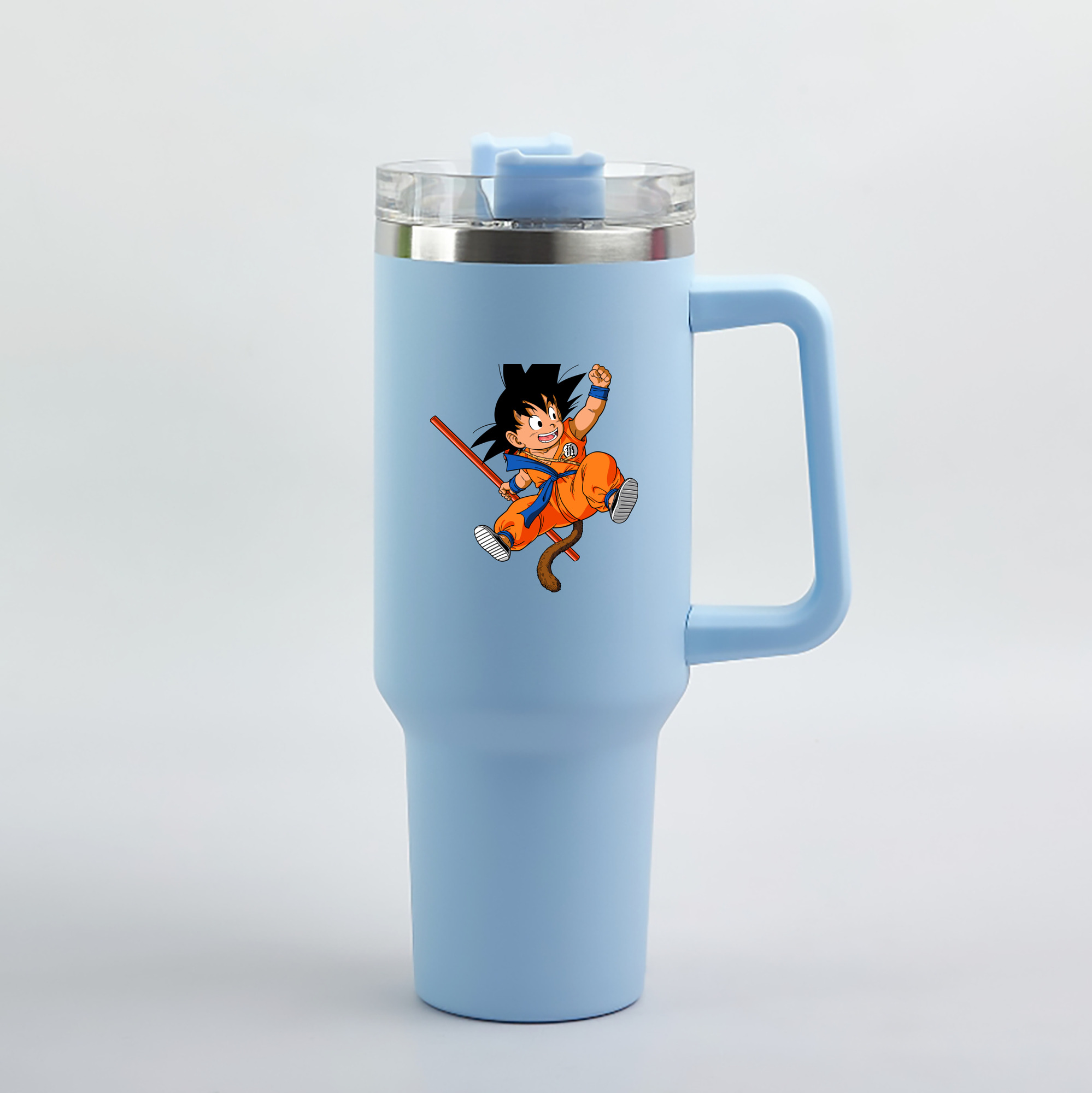 （画像用） ドラゴンボール 孫悟空（そん ごくう）Son Goku カカロット DRAGON BALL Kakarotto 1200mL車用タンブラー（カラープリント）