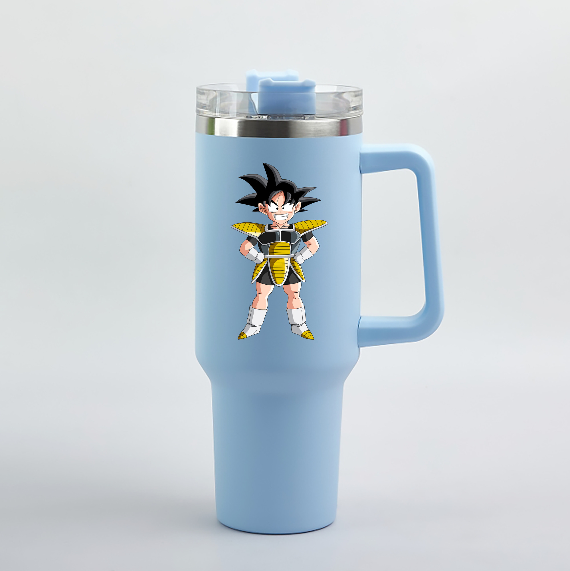 （画像用） ドラゴンボール 孫悟空（そん ごくう）Son Goku カカロット DRAGON BALL Kakarotto 1200mL車用タンブラー（カラープリント）