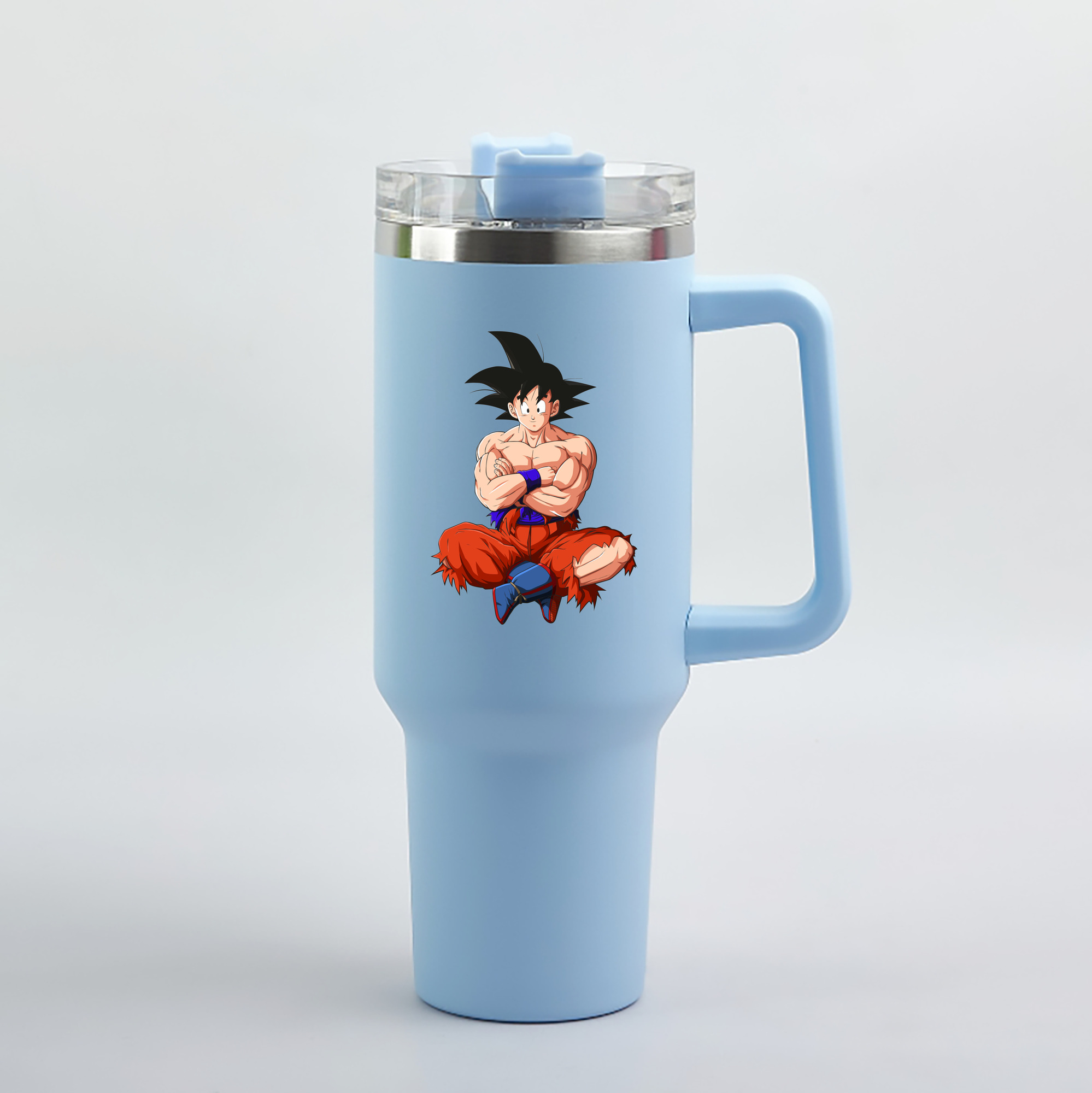 （画像用） ドラゴンボール 孫悟空（そん ごくう）Son Goku カカロット DRAGON BALL Kakarotto 1200mL車用タンブラー（カラープリント）