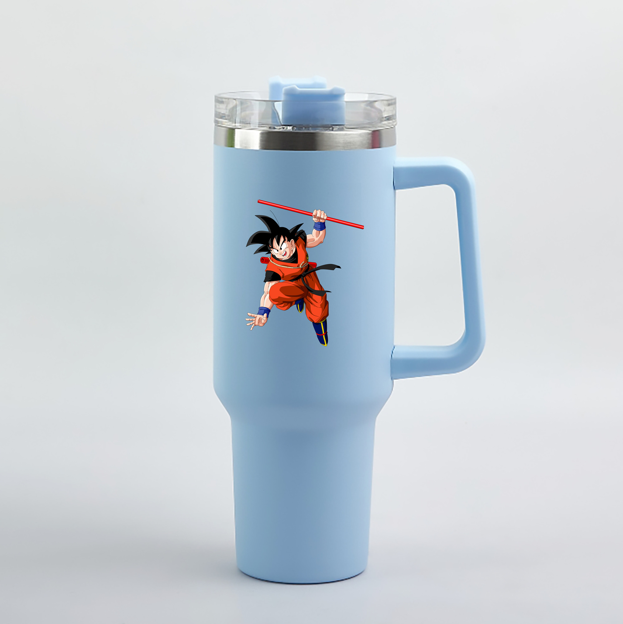 （画像用） ドラゴンボール 孫悟空（そん ごくう）Son Goku カカロット DRAGON BALL Kakarotto 1200mL車用タンブラー（カラープリント）
