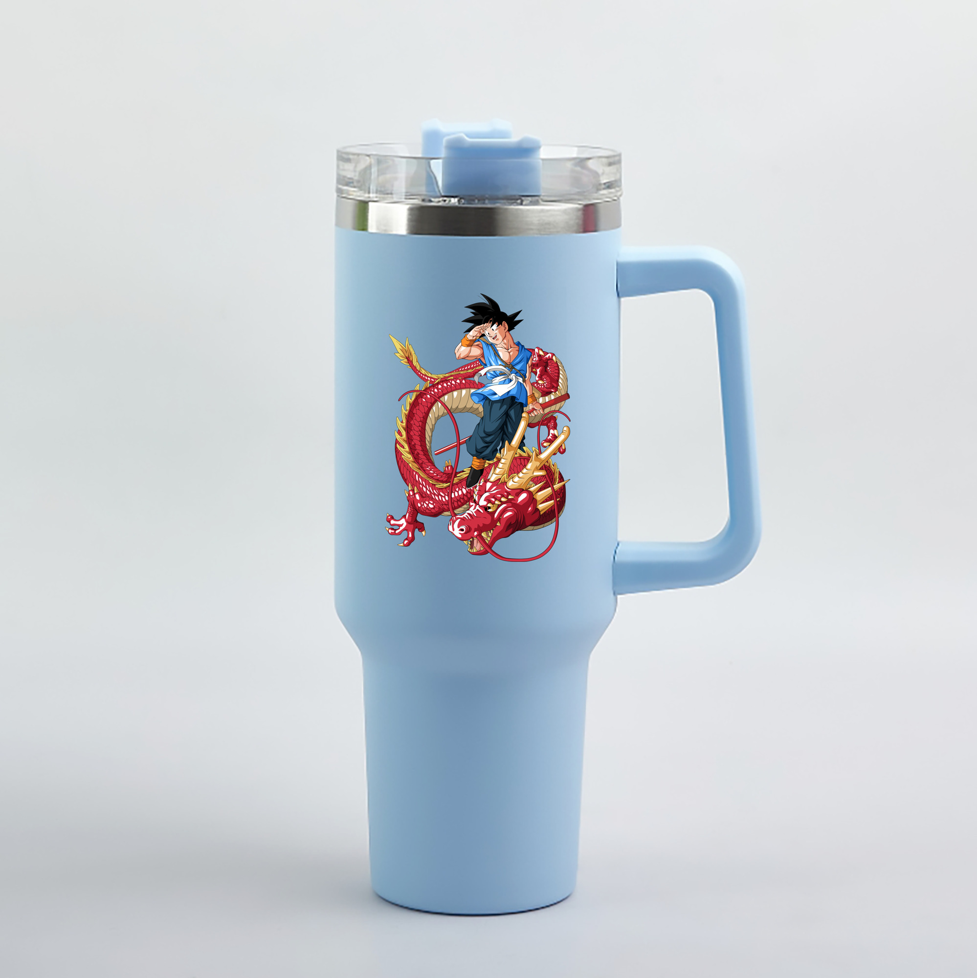 （画像用） ドラゴンボール 孫悟空（そん ごくう）Son Goku カカロット DRAGON BALL Kakarotto 1200mL車用タンブラー（カラープリント）