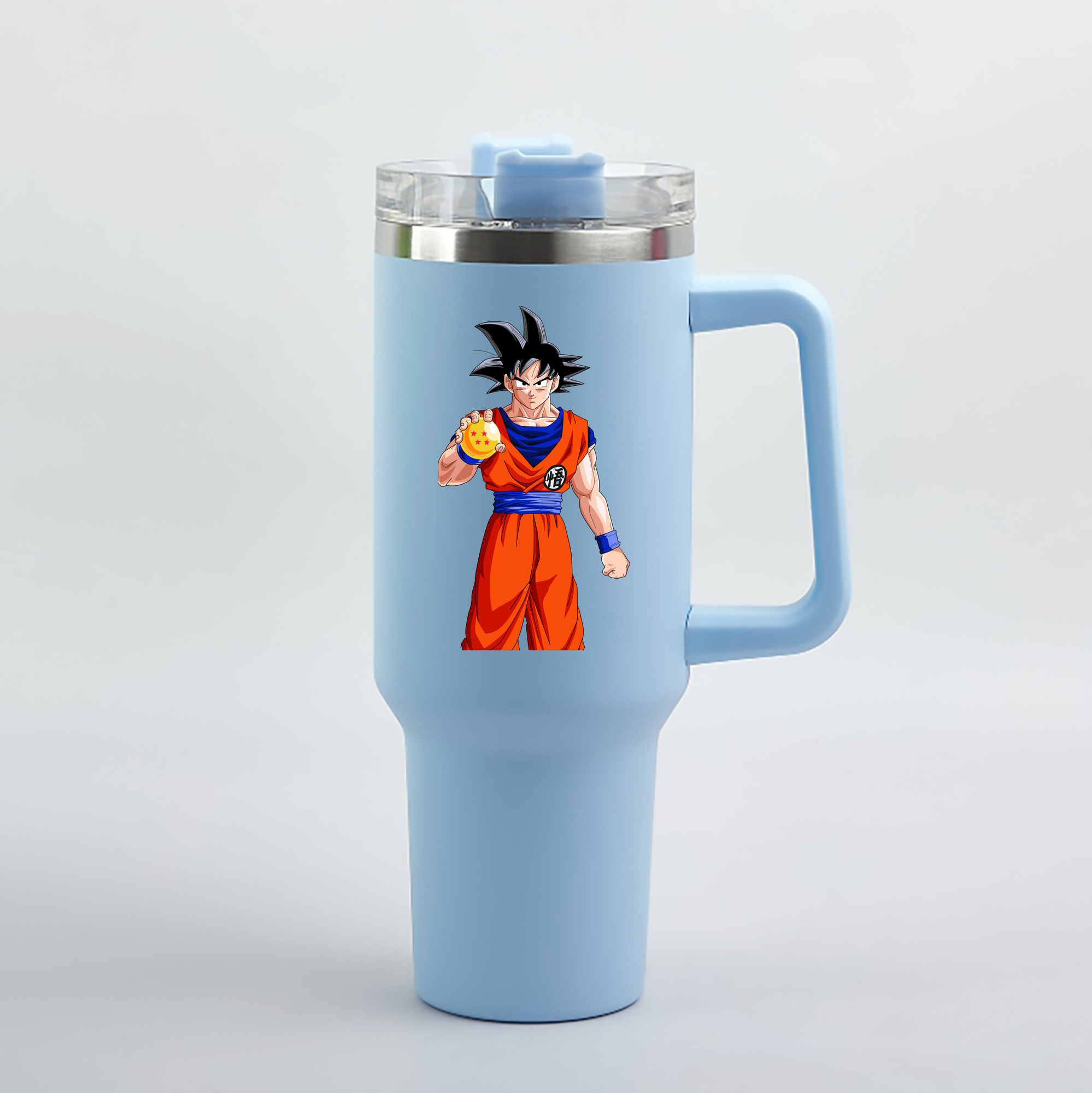 （画像用） ドラゴンボール 孫悟空（そん ごくう）Son Goku カカロット DRAGON BALL Kakarotto 1200mL車用タンブラー（カラープリント）