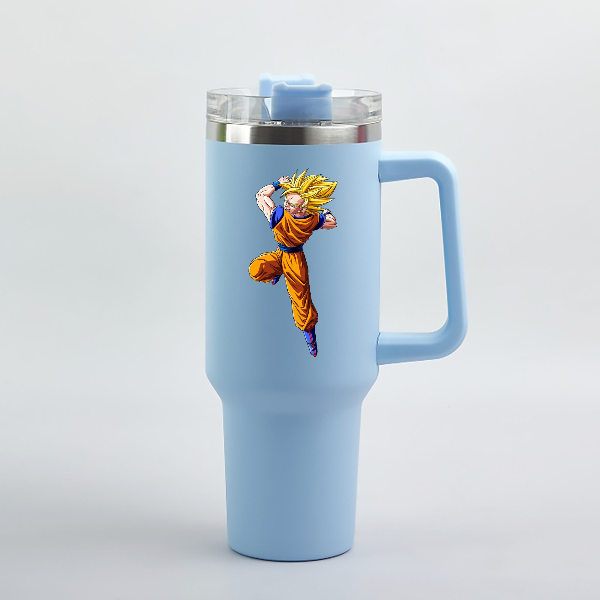 （画像用） ドラゴンボール 孫悟空（そん ごくう）Son Goku カカロット DRAGON BALL Kakarotto 1200mL車用タンブラー（カラープリント）