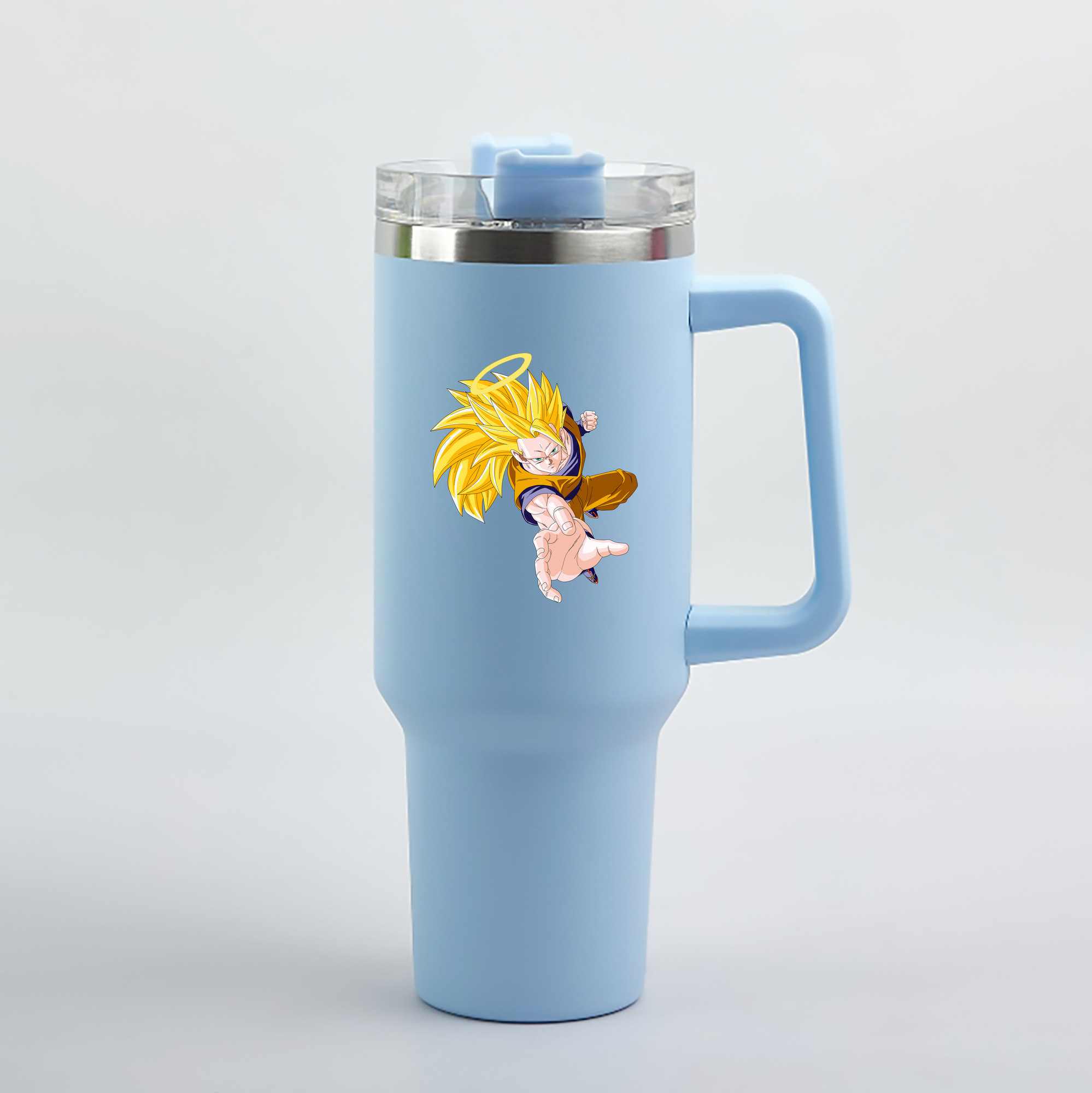 （画像用） ドラゴンボール 孫悟空（そん ごくう）Son Goku カカロット DRAGON BALL Kakarotto 1200mL車用タンブラー（カラープリント）