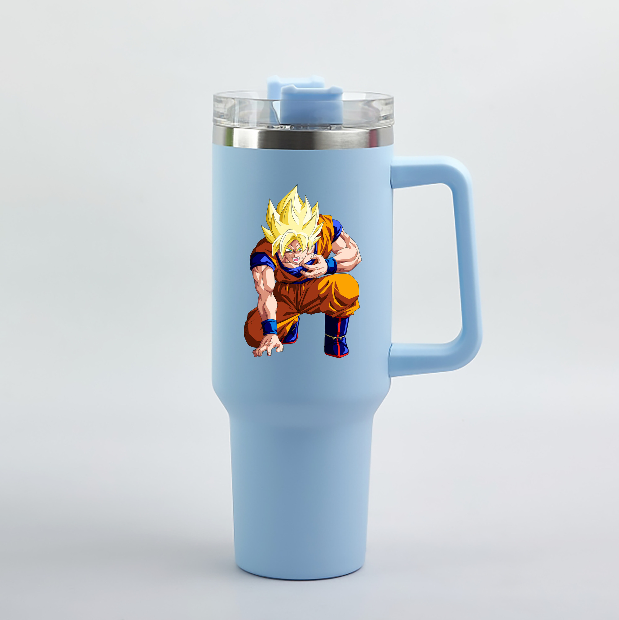 （画像用） ドラゴンボール 孫悟空（そん ごくう）Son Goku カカロット DRAGON BALL Kakarotto 1200mL車用タンブラー（カラープリント）